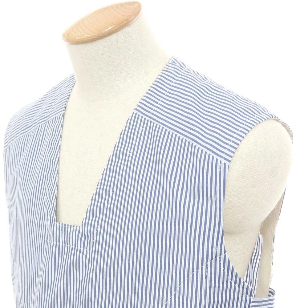 Comme des Garcons SHIRT Vest Cotton Striped Pullover Strap Side Design Navy x White Size US S / EU 44-46 / 1 - 3 Thumbnail