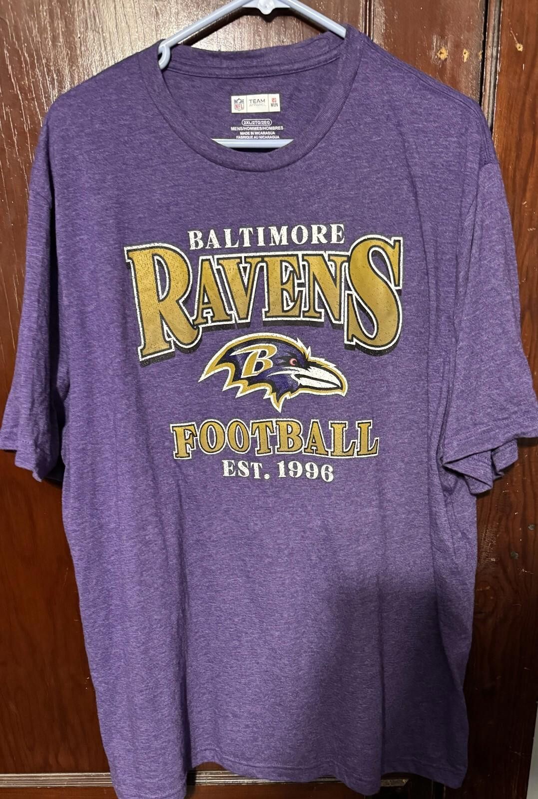 Other Baltimore Ravens Football Purple S/S tee shirt Men size XXL Size ONE SIZE - 1 Thumbnail