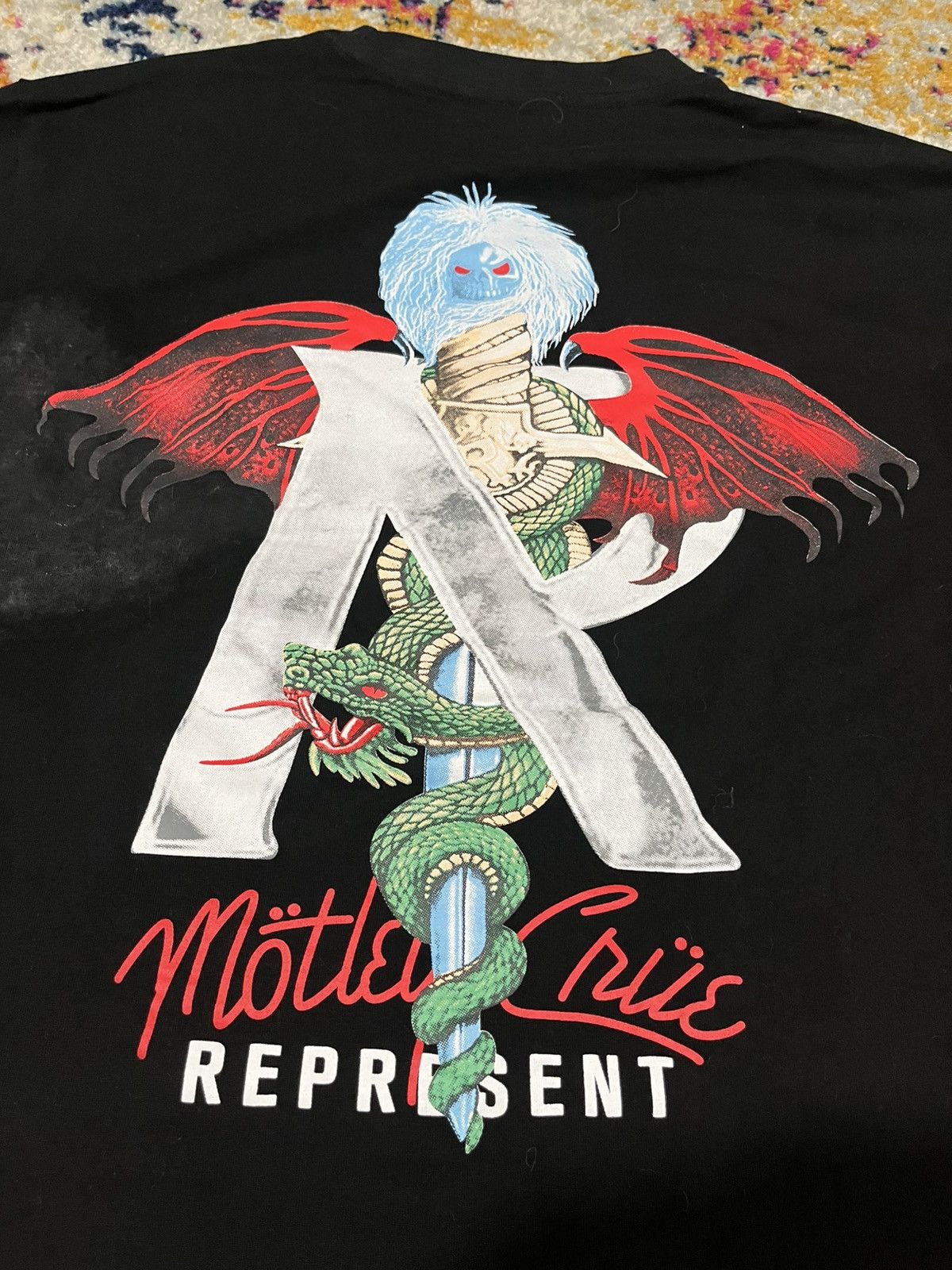 Represent Clo. Motley Crue Shjrt XL Size US XL / EU 56 / 4 - 4 Thumbnail