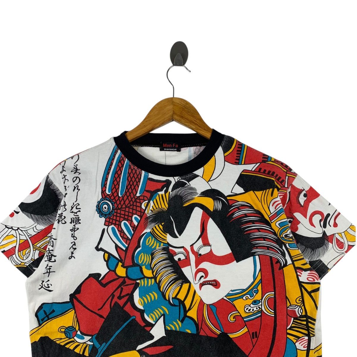Japanese Brand GEISHA Sukajan Japanese Traditional Fullprint Design T-Shirt Size US M / EU 48-50 / 2 - 3 Thumbnail