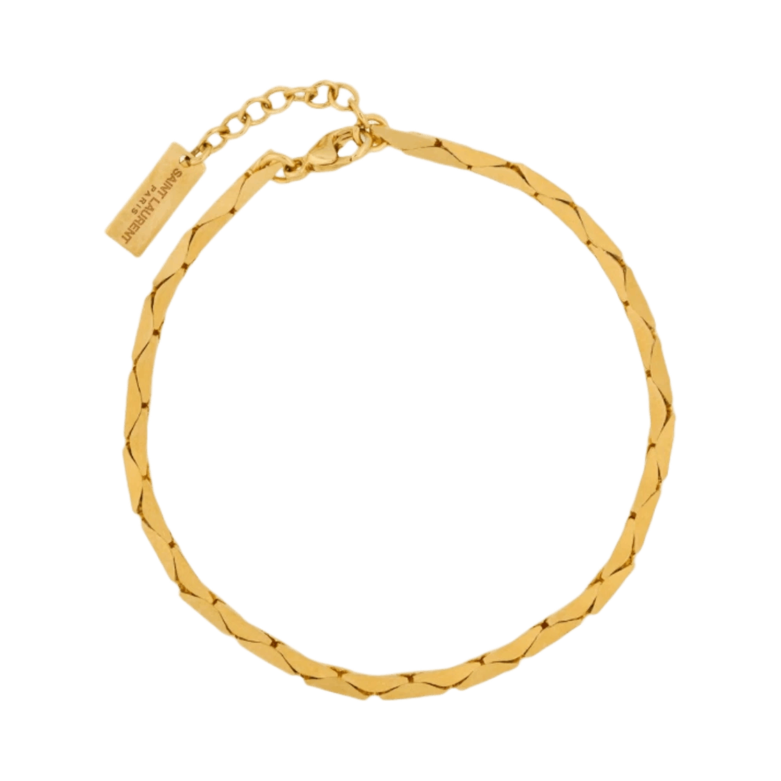 Saint Laurent Paris o1bcso1str0226 Size:M/Snake Chain Bracelet in Golden Size ONE SIZE - 1 Preview