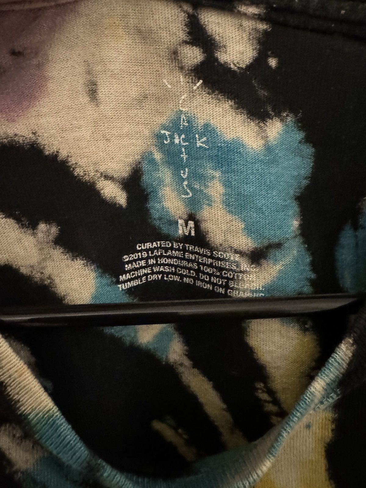 Travis Scott Travis Scott Highest In The Room Tie Dye Tee Size US M / EU 48-50 / 2 - 3 Thumbnail