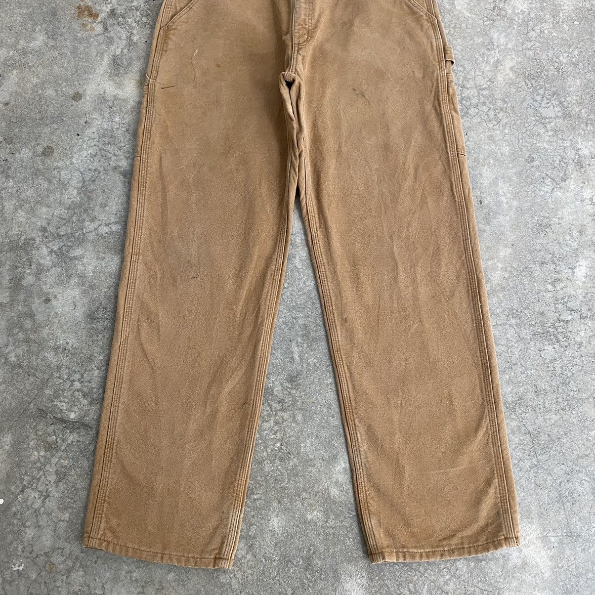 Carhartt Vintage Carhartt Blanket Lined Tan Carpenter Work Pants Size US 35 - 7 Thumbnail
