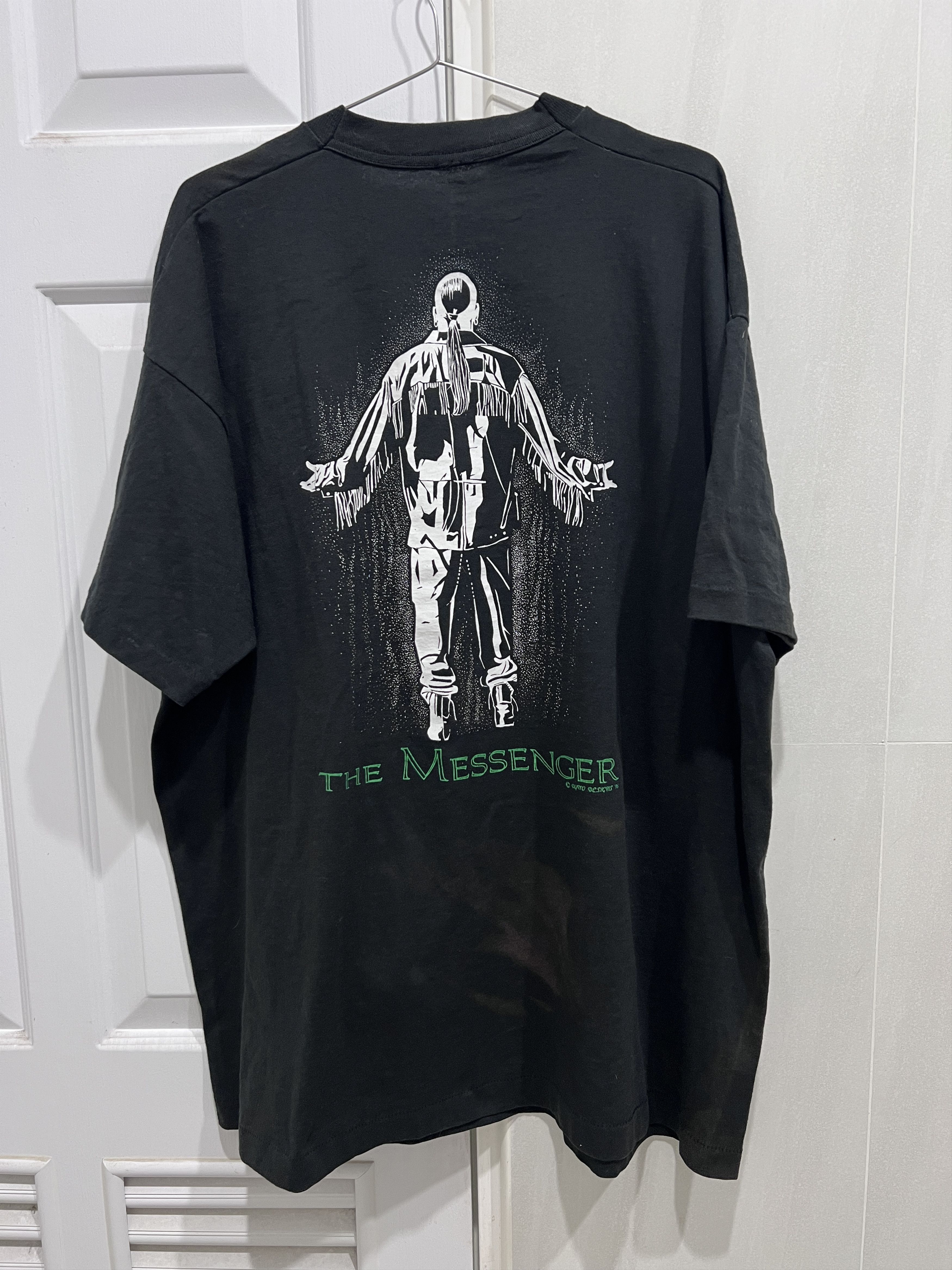 Rap Tees × Vintage Vintage 90s Litefoot Promo Tee 2XL native american rapper Size US XXL / EU 58 / 5 - 3 Thumbnail