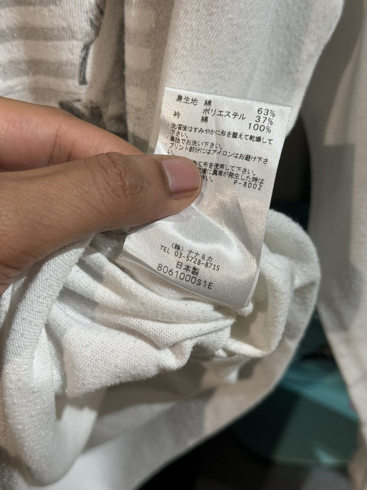 Nanamica Nanamica Photo Tee Lonsgleeve White Tee Size XS / US 0-2 / IT 36-38 - 8 Thumbnail