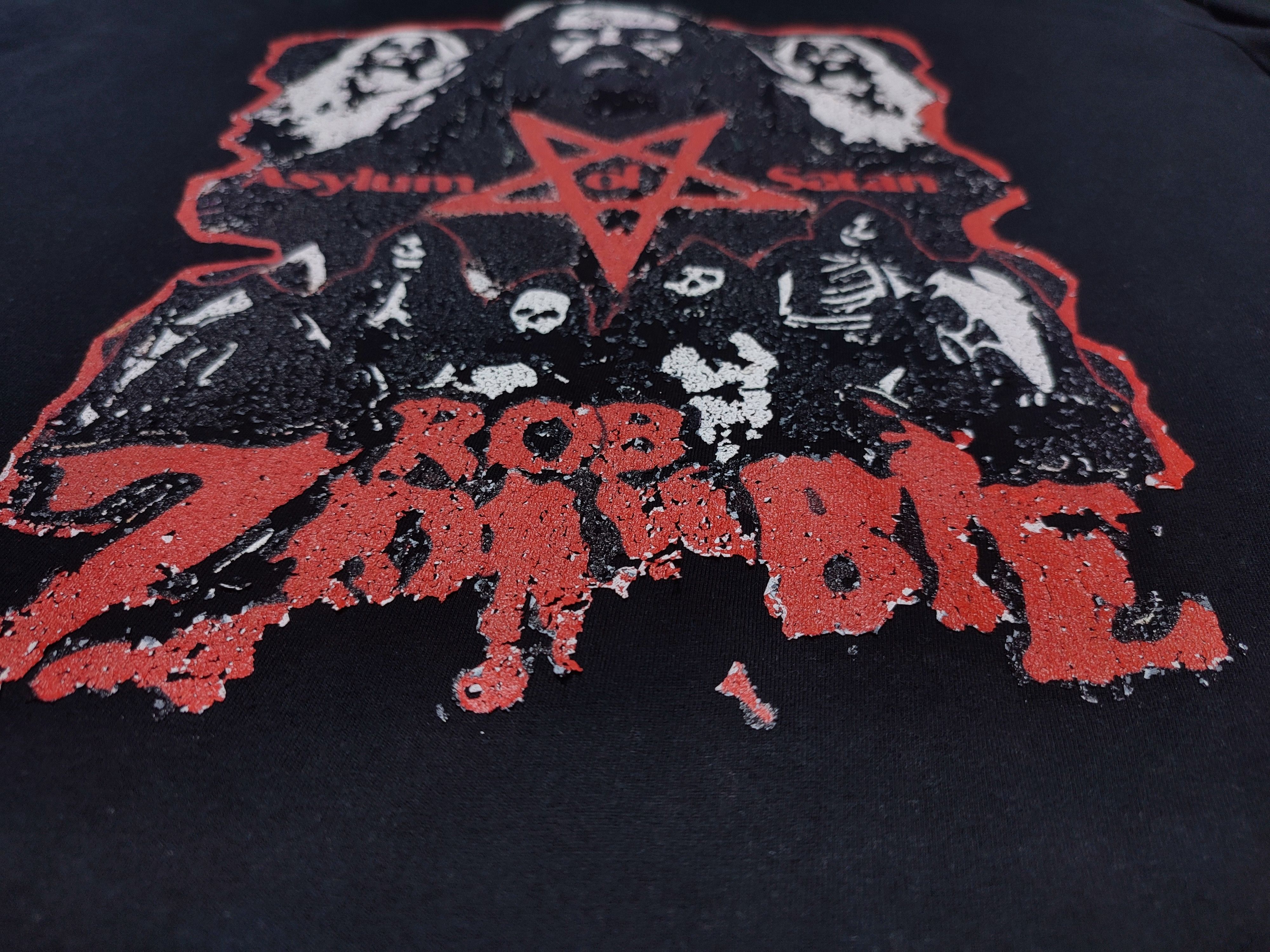 Band Tees Rob Zombie Asylum of Satan Long sleeve t-shirt Size US M / EU 48-50 / 2 - 9 Thumbnail