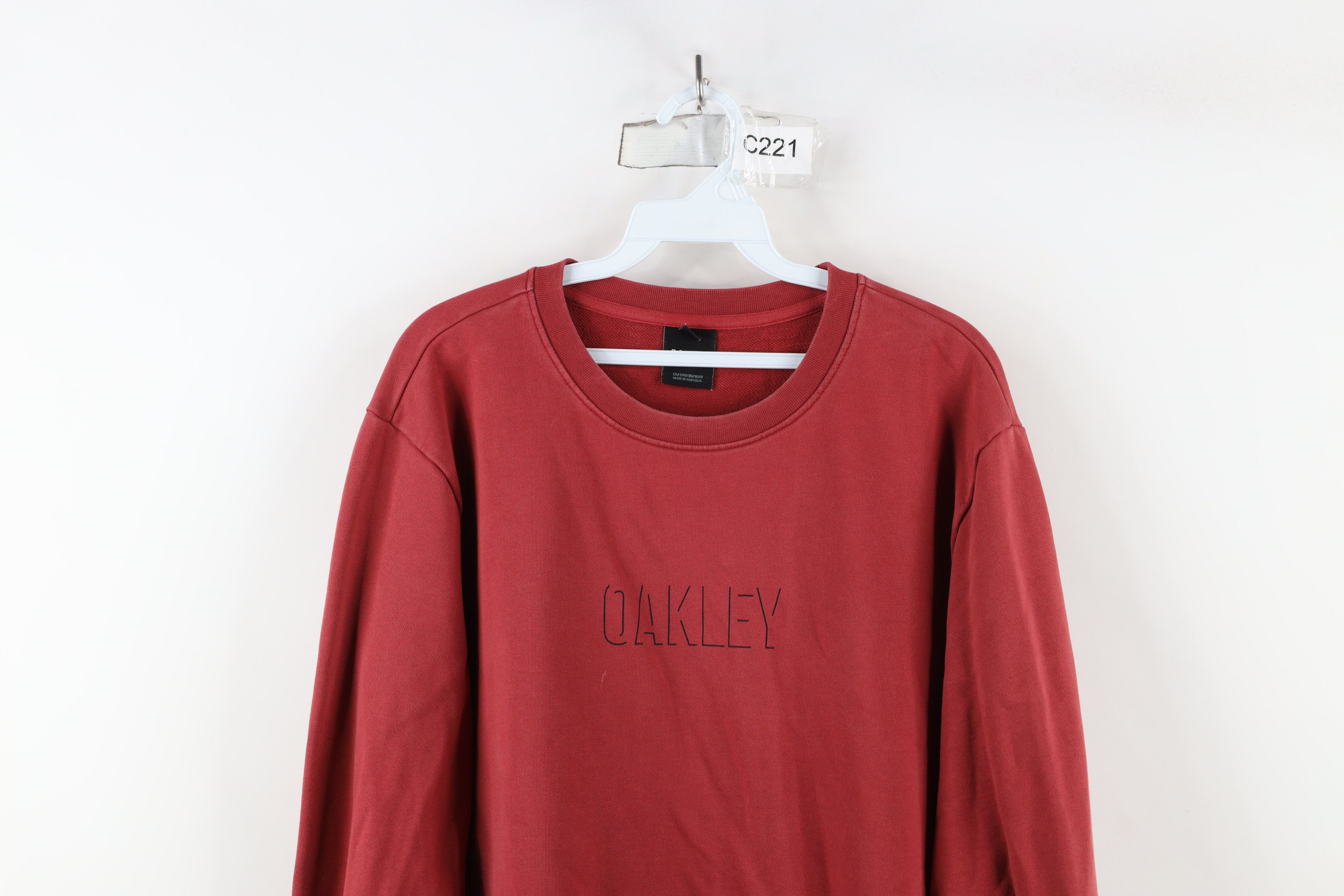 Oakley × Vintage Vintage Y2K Oakley Spell Out Shade French Terry Sweatshirt Size US L / EU 52-54 / 3 - 2 Thumbnail