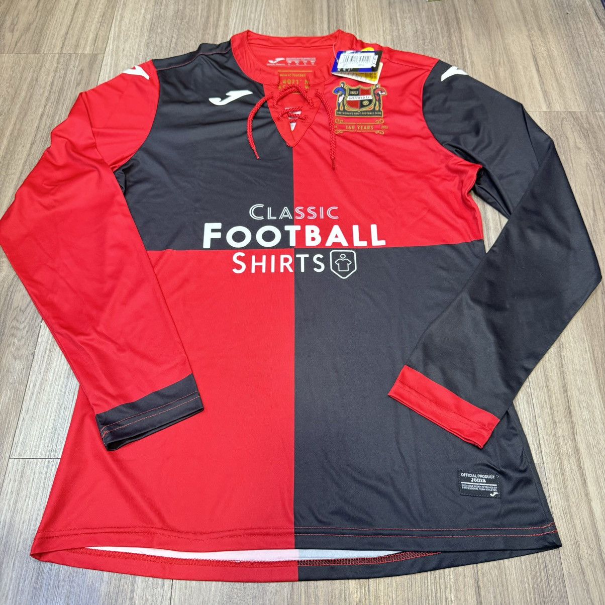 Joma Sheffield FC 160 years Longsleeves shirt (Bnwt) Size US L / EU 52-54 / 3 - 1 Thumbnail