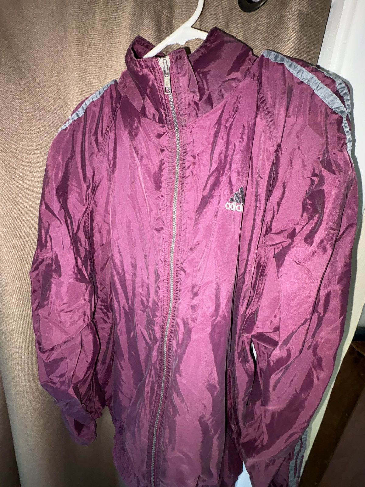Adidas Vintage adidas sports jacket size L Size US L / EU 52-54 / 3 - 1 Thumbnail