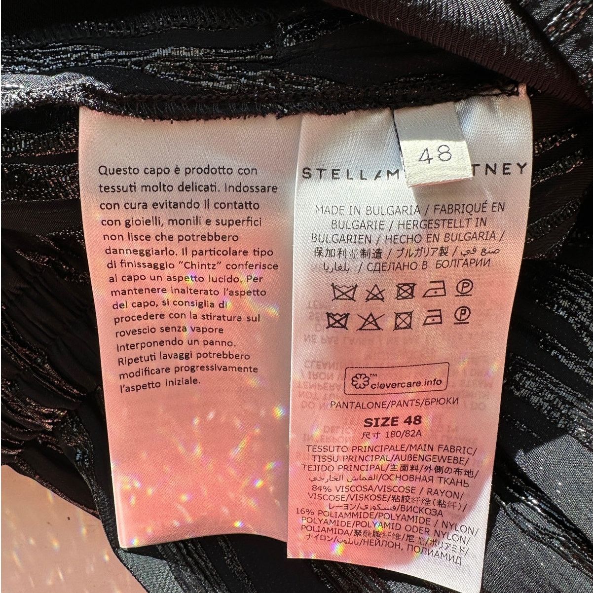 Stella McCartney NWT Stella McCartney Woodgrain Jogger Pants Black US L Size 34" / US 12 / IT 48 - 13 Thumbnail