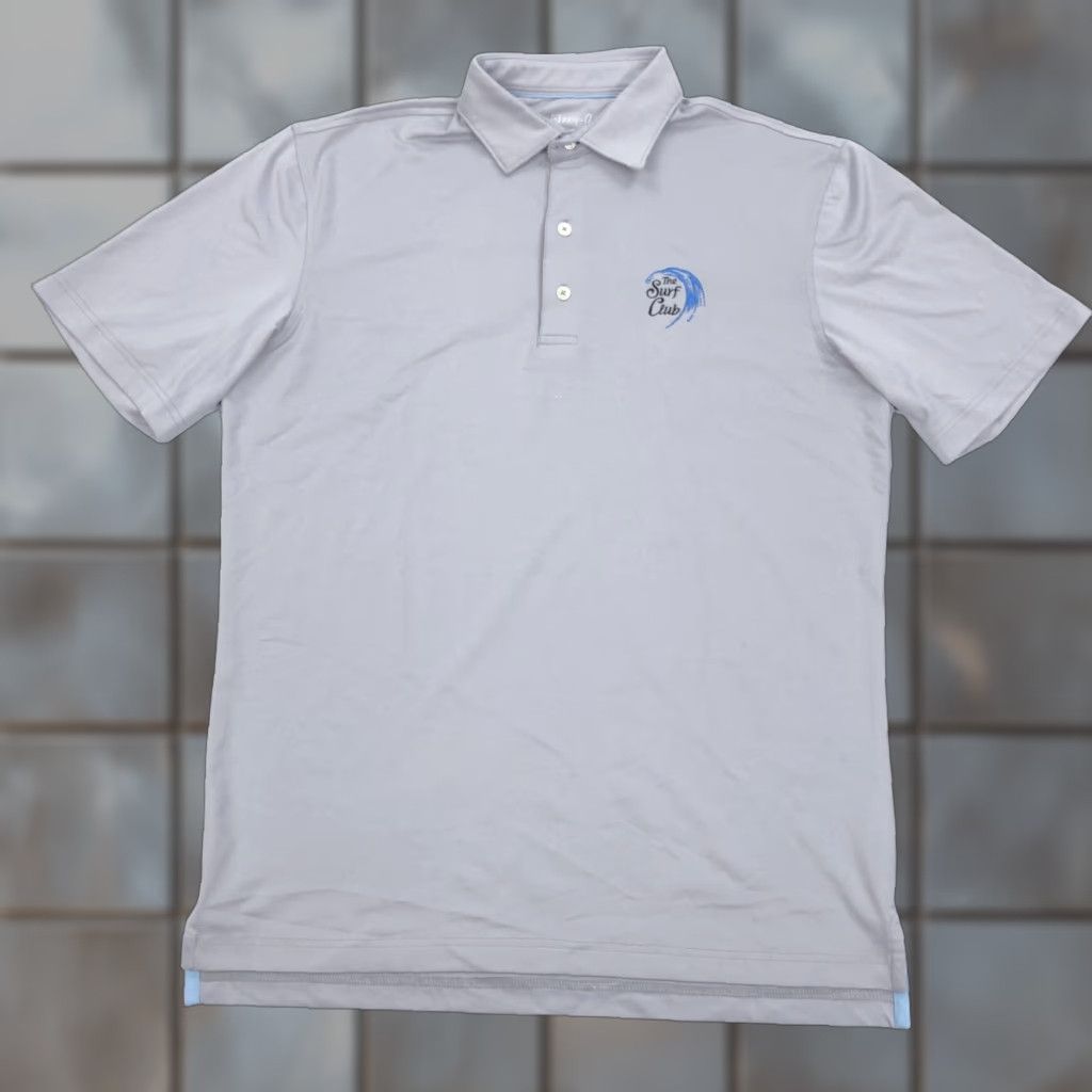 johnnie-O johnnie-O Polo Shirt Mens M Mauve Gray Performance Short Sleeve Golf Casual Shirt Size US M / EU 48-50 / 2 - 1 Thumbnail