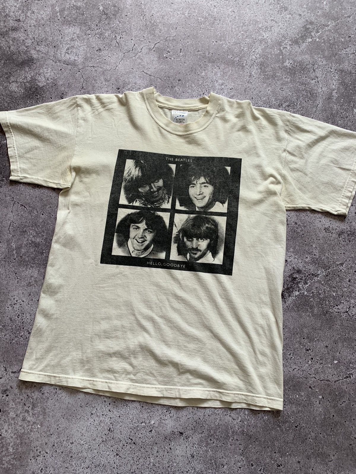 Band Tees × Vintage 🔥VINTAGE THE BEATLES 90s HELLO , GOODBYE TEE Size US L / EU 52-54 / 3 - 2 Thumbnail