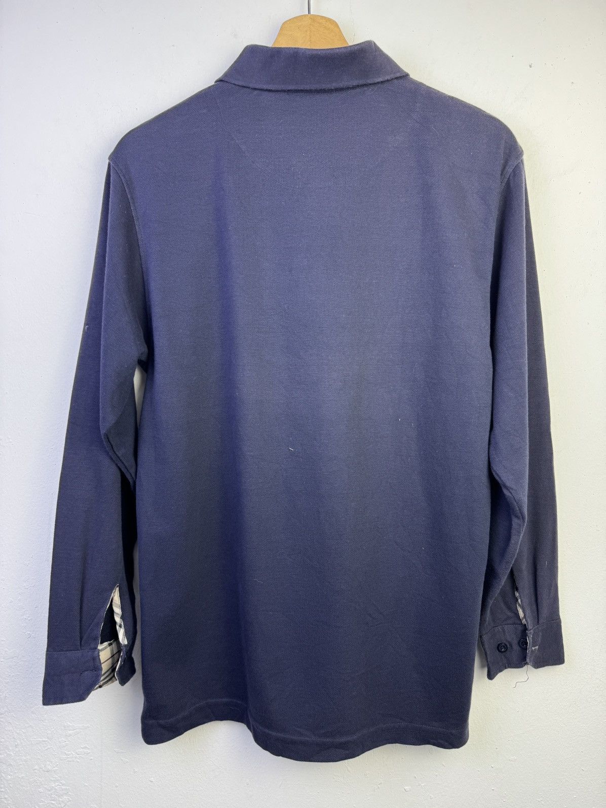 Burberry Burberry long-sleeve with a check-patterned embroidered logo Size US M / EU 48-50 / 2 - 7 Thumbnail