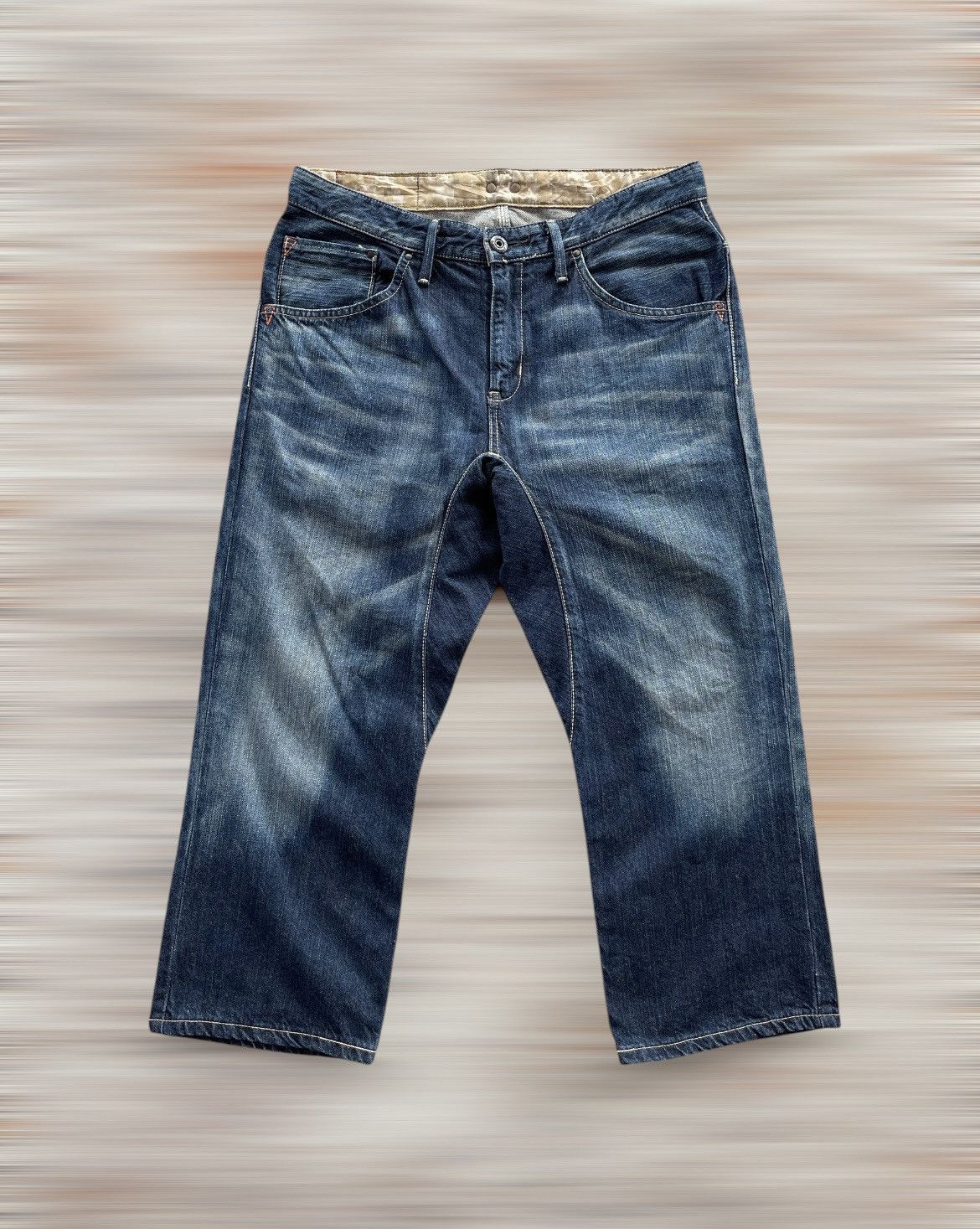 Edwin × If Six Was Nine × Japanese Brand EDWIN E-FUNCTION THREE QUARTER JEANS Size US 33 - 2 Thumbnail