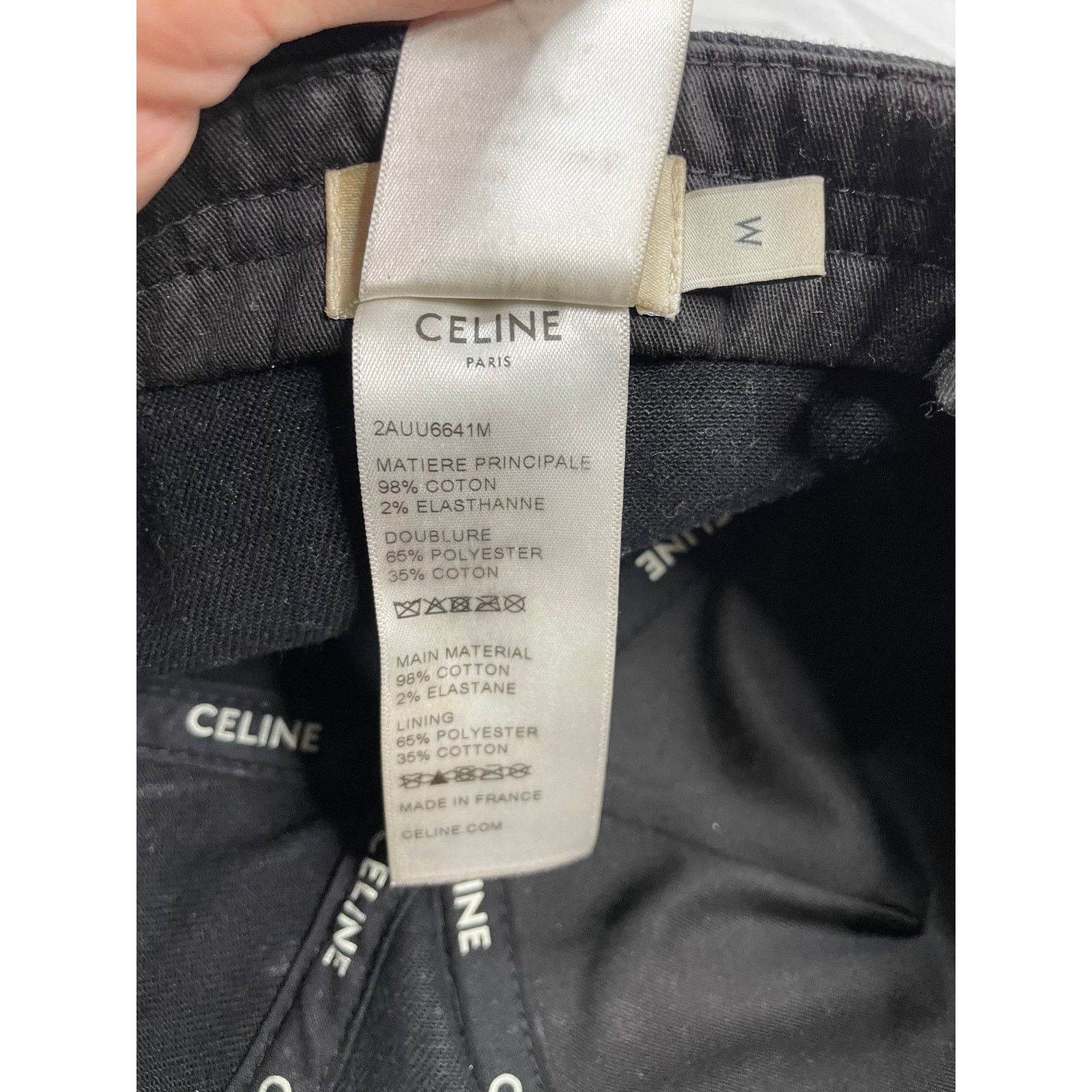 Celine Celine Snapback Black OS Size ONE SIZE - 5 Thumbnail