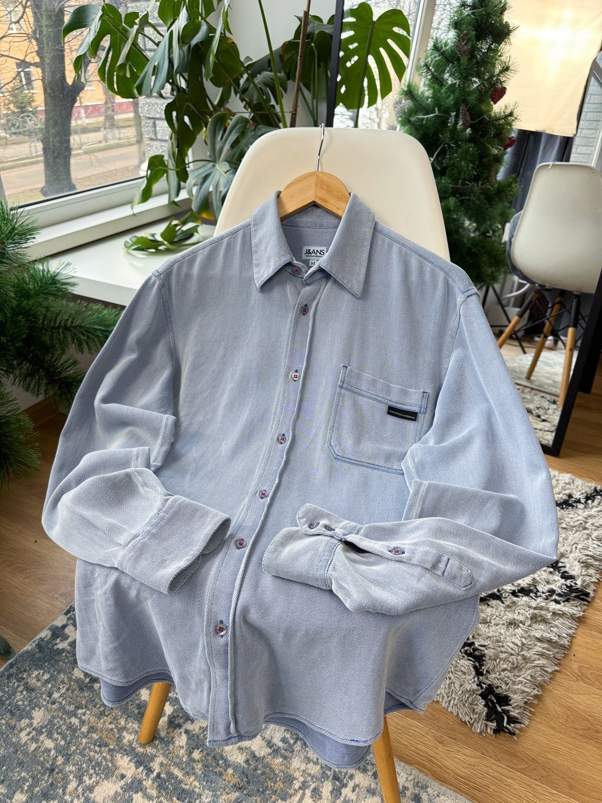 Dolce & Gabbana Dolce & Gabbana vintage garment dyed shirt M Size US M / EU 48-50 / 2 - 2 Thumbnail