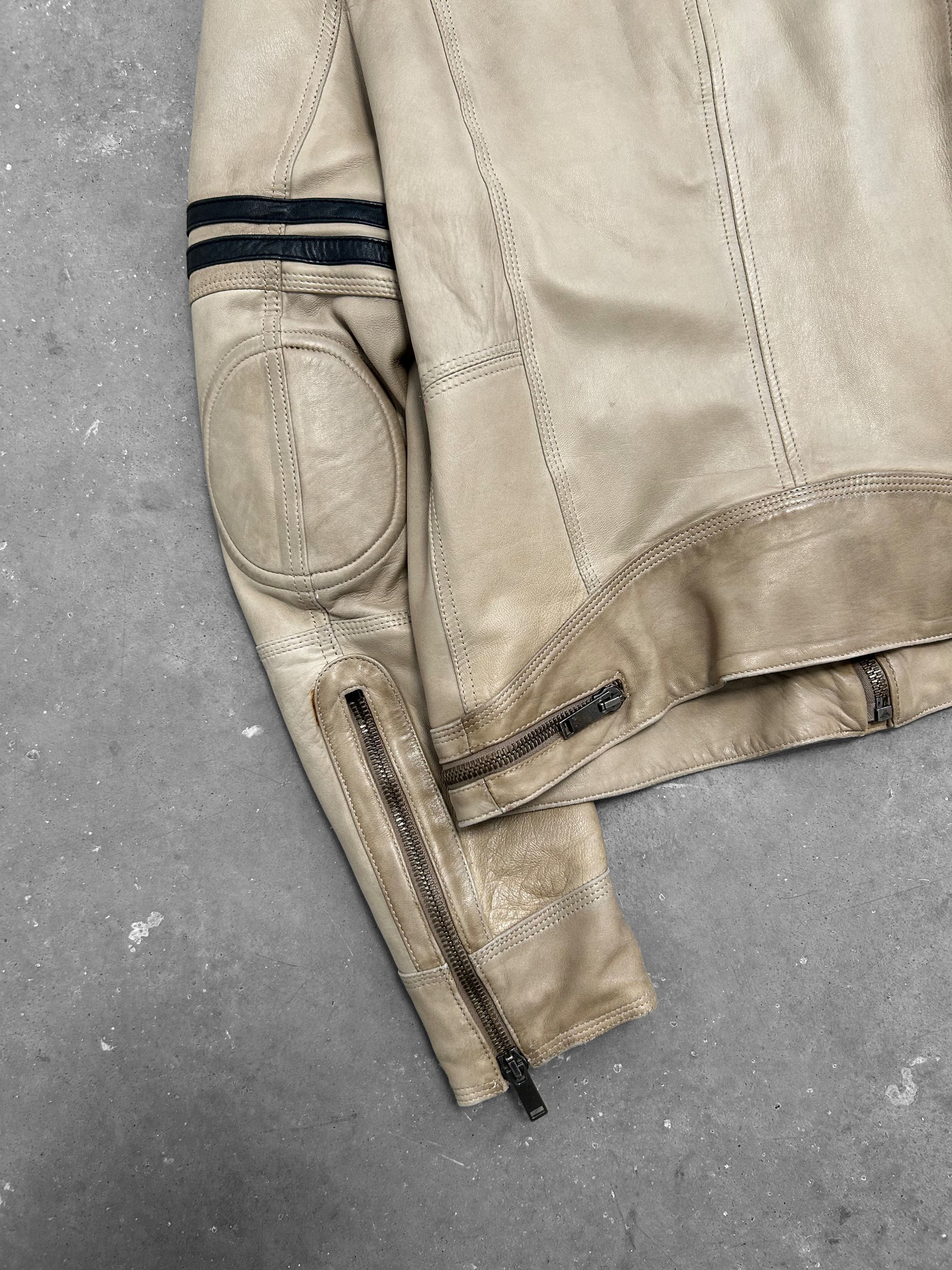 Dolce & Gabbana Dolce & Gabbana 2003 Racing Leather Jacket | Grailed
