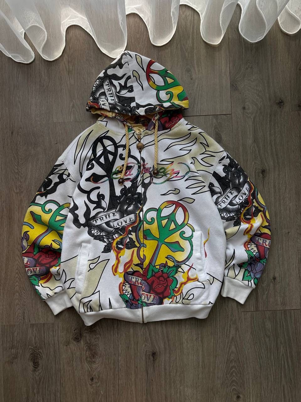 Christian Audigier × Ed Hardy × Vintage Vintage Ed Hardy Christian Audigier Hoodie Size US L / EU 52-54 / 3 - 6 Thumbnail