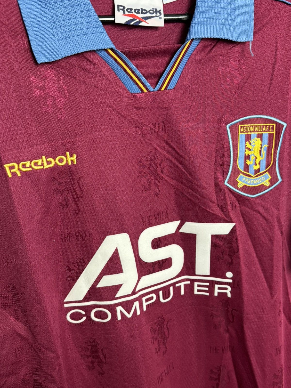Reebok Aston Villa 95/97 Home Football Jersey Size US L / EU 52-54 / 3 - 3 Thumbnail