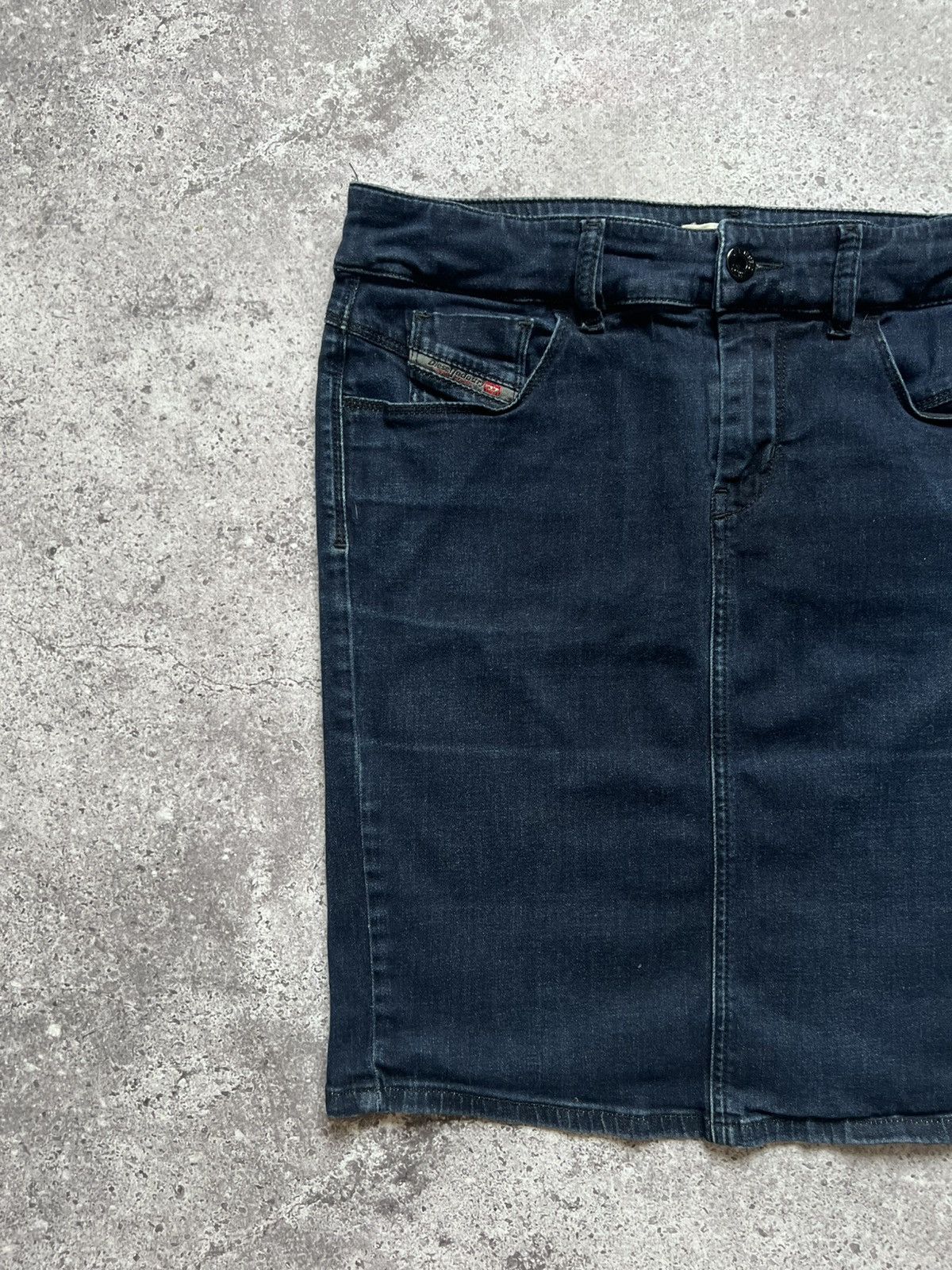 Diesel × Vintage Vintage Diesel Denim Skirt Y2K Size 29" - 3 Thumbnail