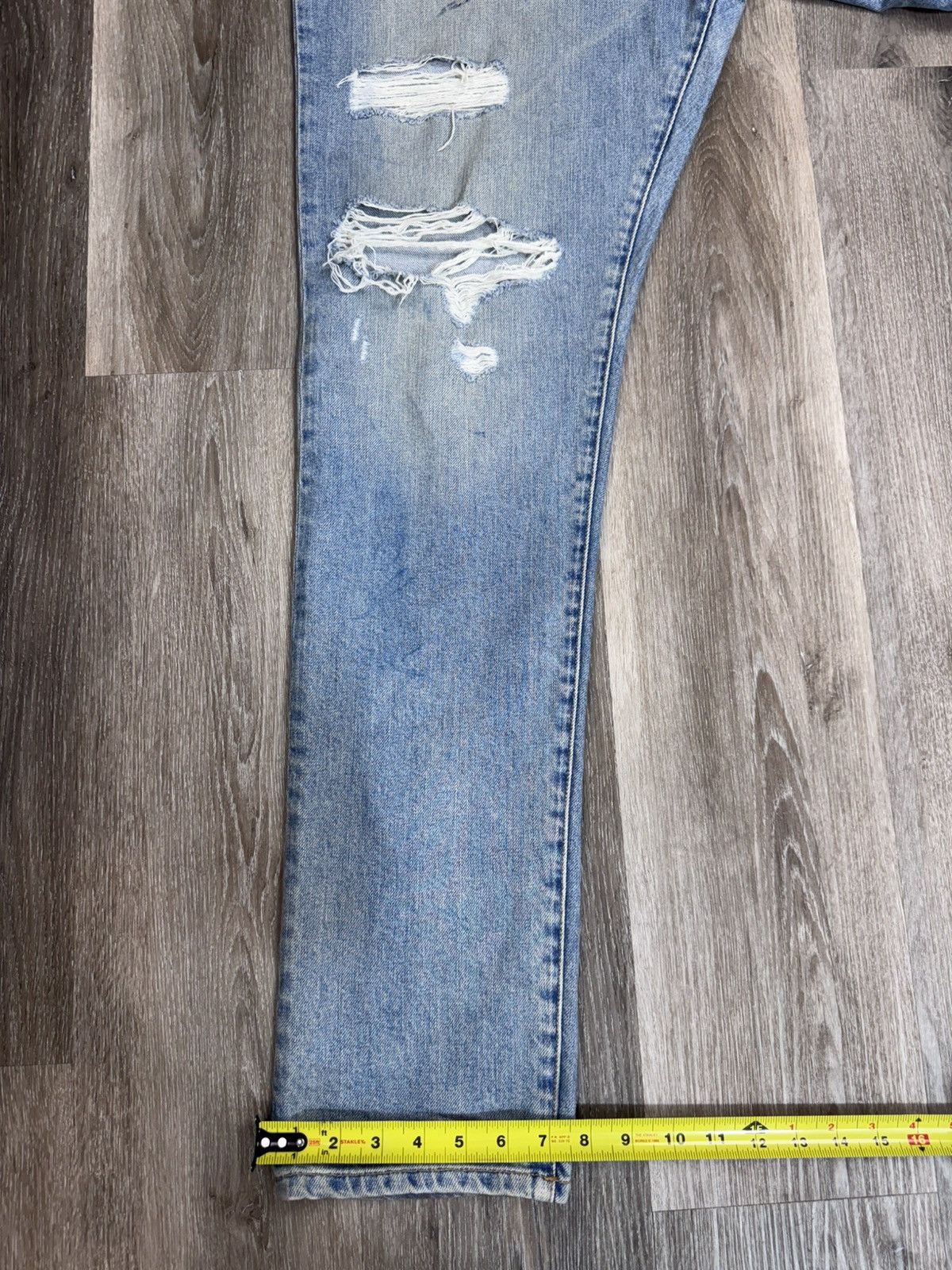 En Noir Rare early En Noir (EN NOIR) distressed 38x34 2014—peak LA Size US 38 / EU 54 - 16 Thumbnail