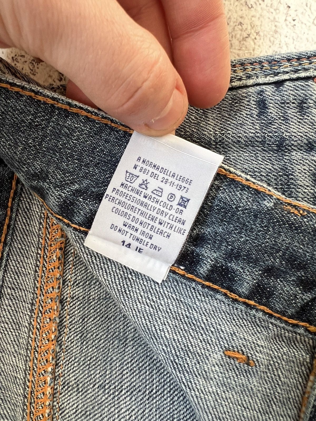 Dolce & Gabbana × Hysteric Glamour × Vintage Y2K Vintage Dolce & Gabbana Faded Bootcut Jeans Size 30" / US 8 / IT 44 - 10 Thumbnail