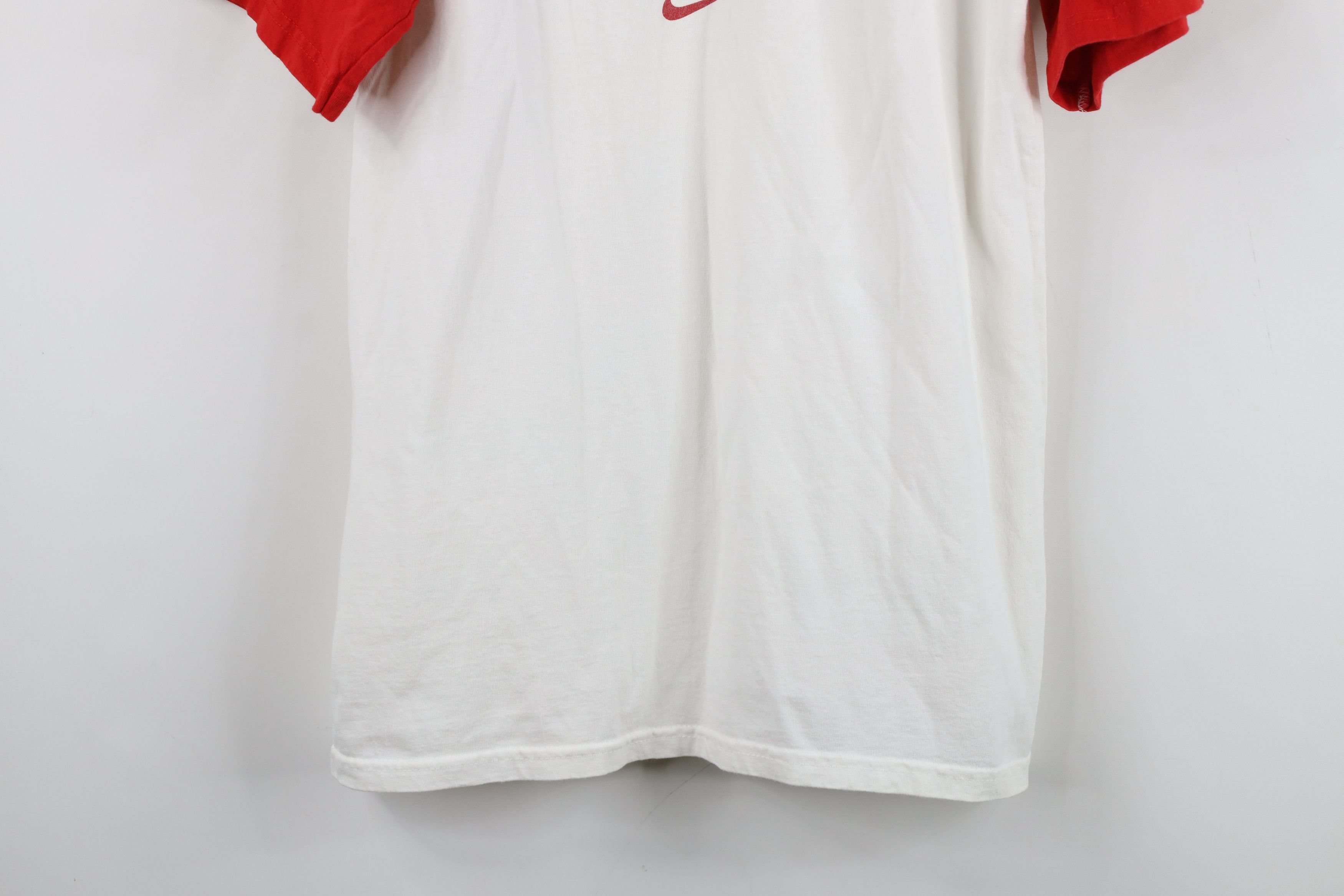 Nike Vintage Y2K Nike Swoosh Cincinnati Reds Raglan T-Shirt Size US S / EU 44-46 / 1 - 3 Thumbnail