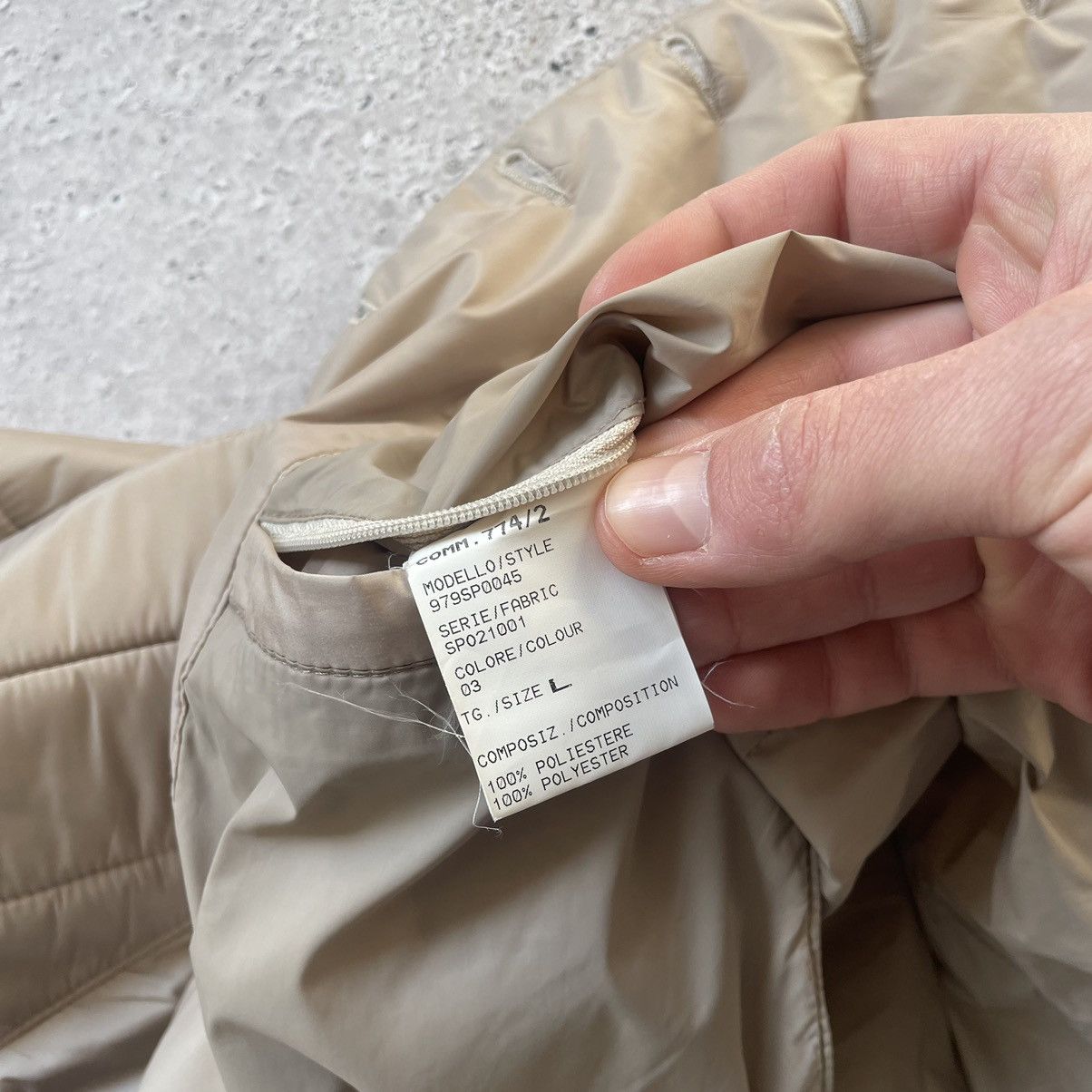 Eleventy Eleventy Mens Down Puffer Beige Vest Size US L / EU 52-54 / 3 - 15 Thumbnail