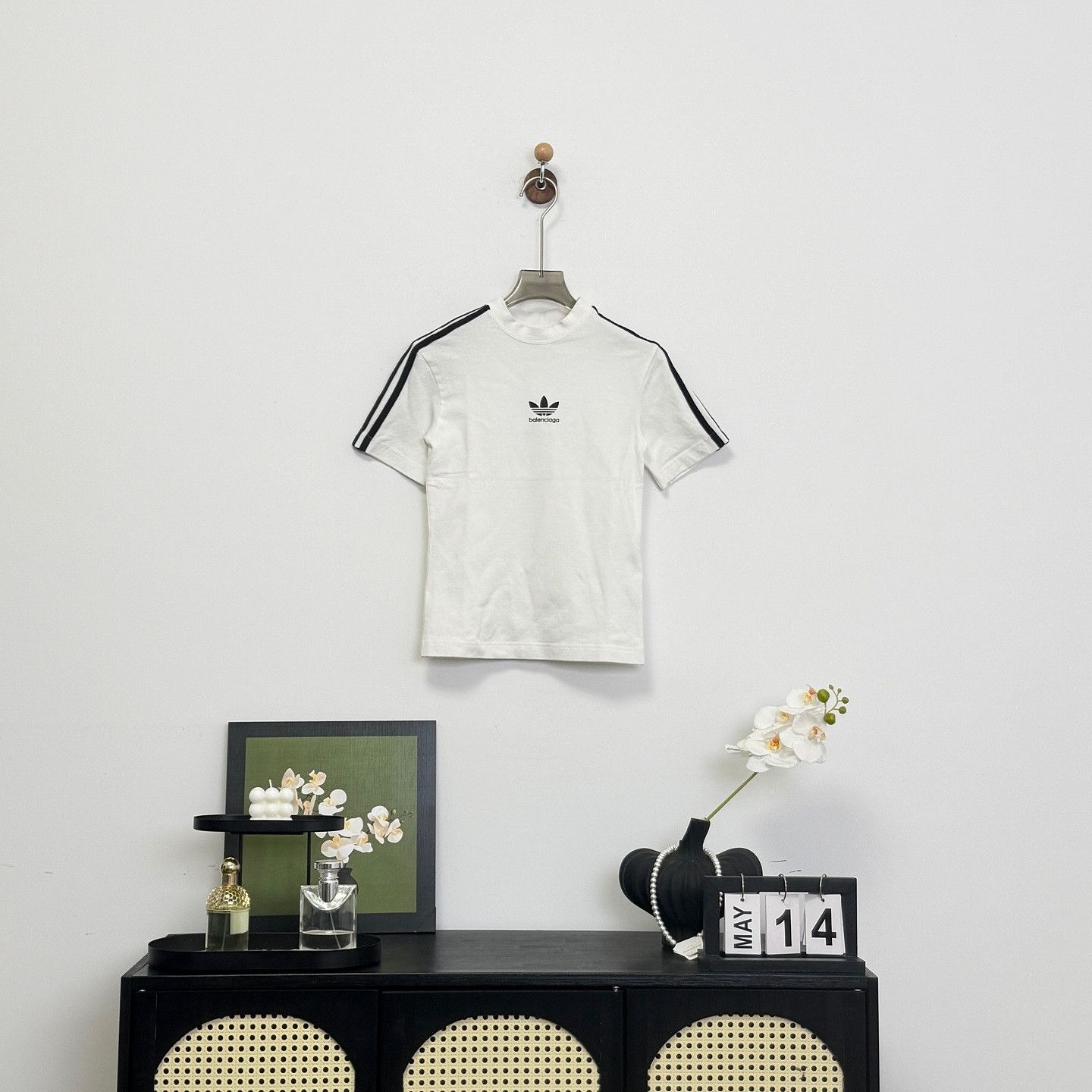 Balenciaga Balenciaga x Adidas Logo Short Sleeve T-Shirt Size S Size S / US 4 / IT 40 - 1 Thumbnail