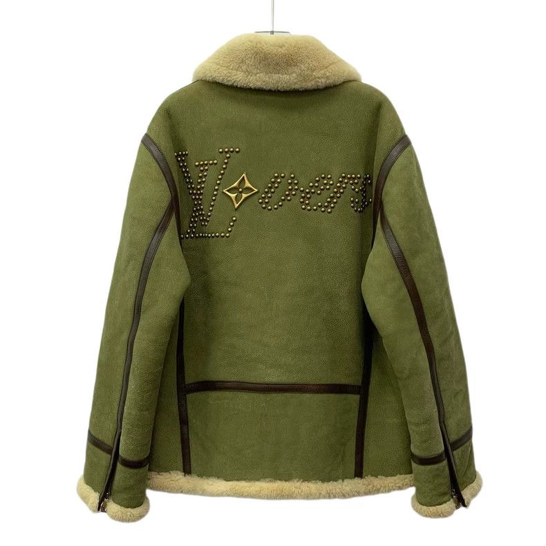 Louis Vuitton Louis Vuitton 24 FIDO Co-branded Army Green Logo Beaded La Size US M / EU 48-50 / 2 - 2 Thumbnail
