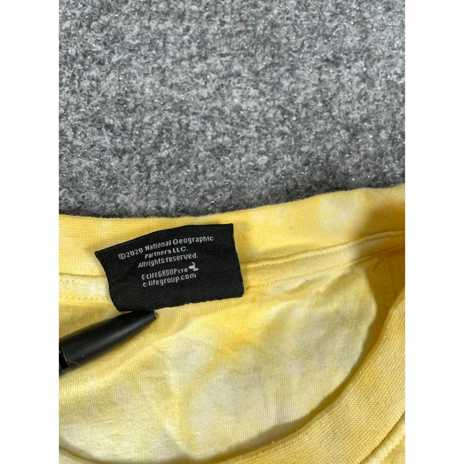 Vintage National Geographic Society Sweatshirt Shirt Adult Medium Yellow Tie Dye Crew Size US M / EU 48-50 / 2 - 6 Thumbnail