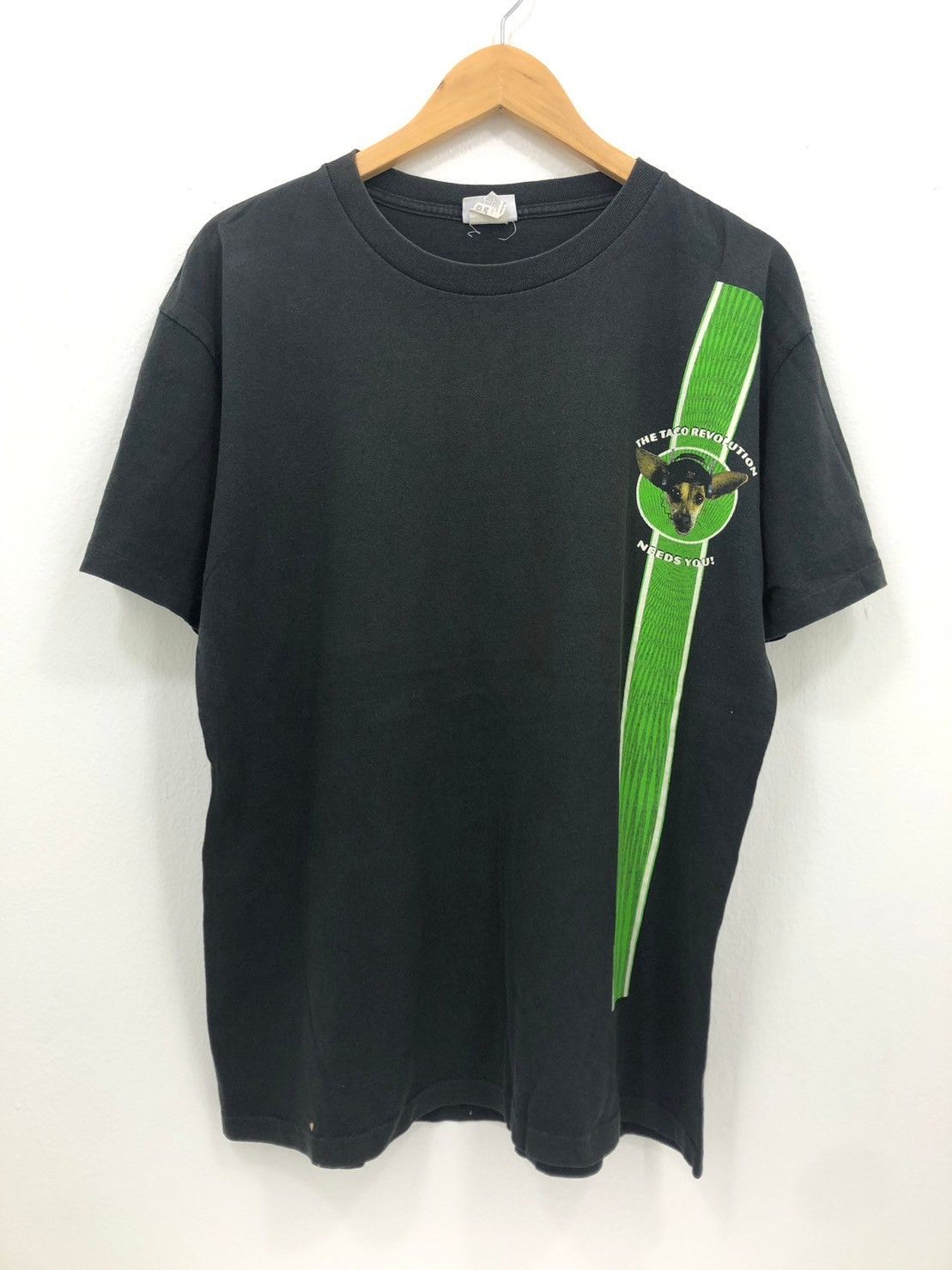 Vintage Vintage 1998's Taco Bell The Taco Revolution Needs You wts01 Size US M / EU 48-50 / 2 - 3 Thumbnail