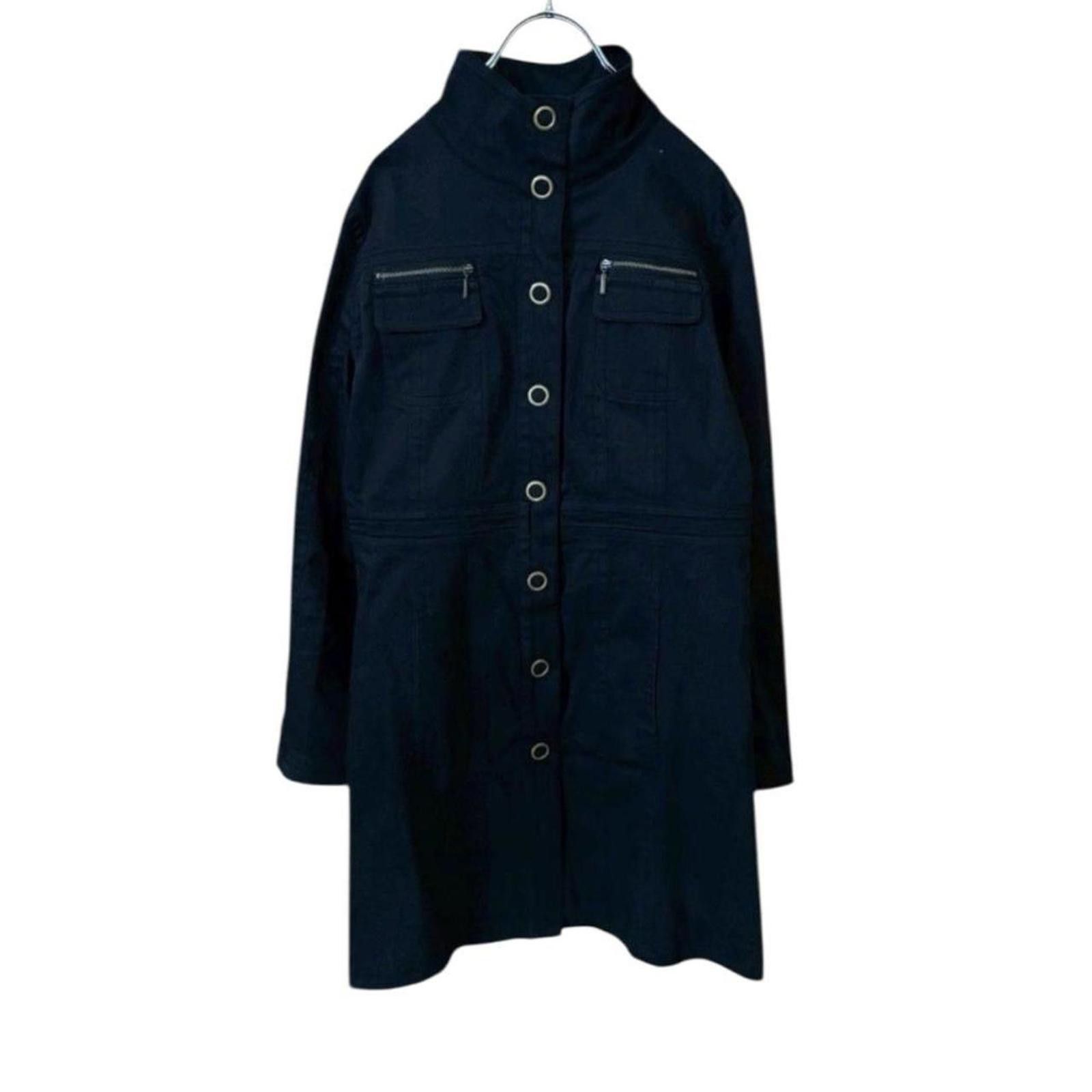 Other Denim unique style vintage Chinese style black coat jacket Size S / US 4 / IT 40 - 1 Thumbnail