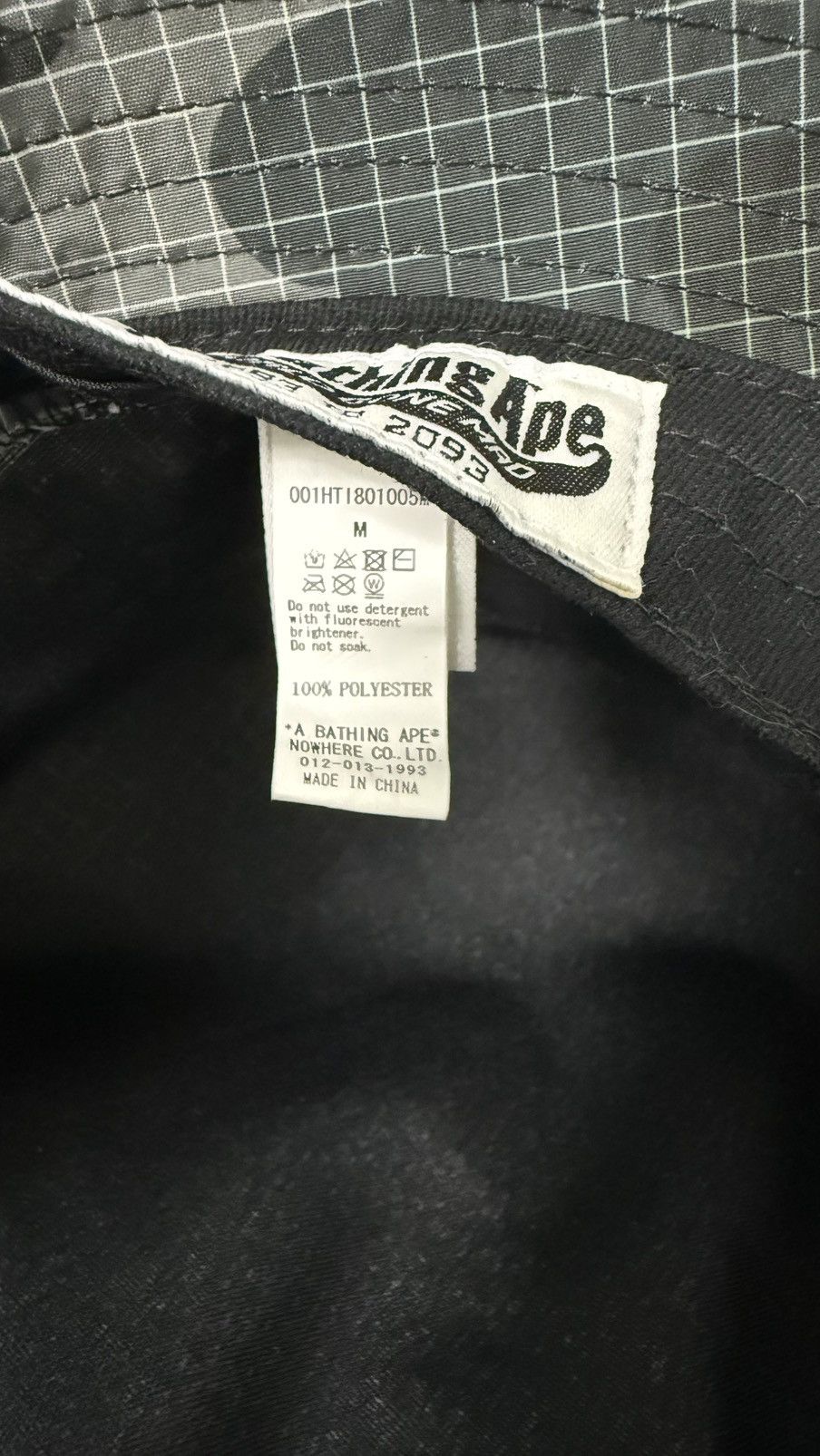 Bape A Bathing Ape Grid Camo Bucket Hat Size ONE SIZE - 3 Thumbnail