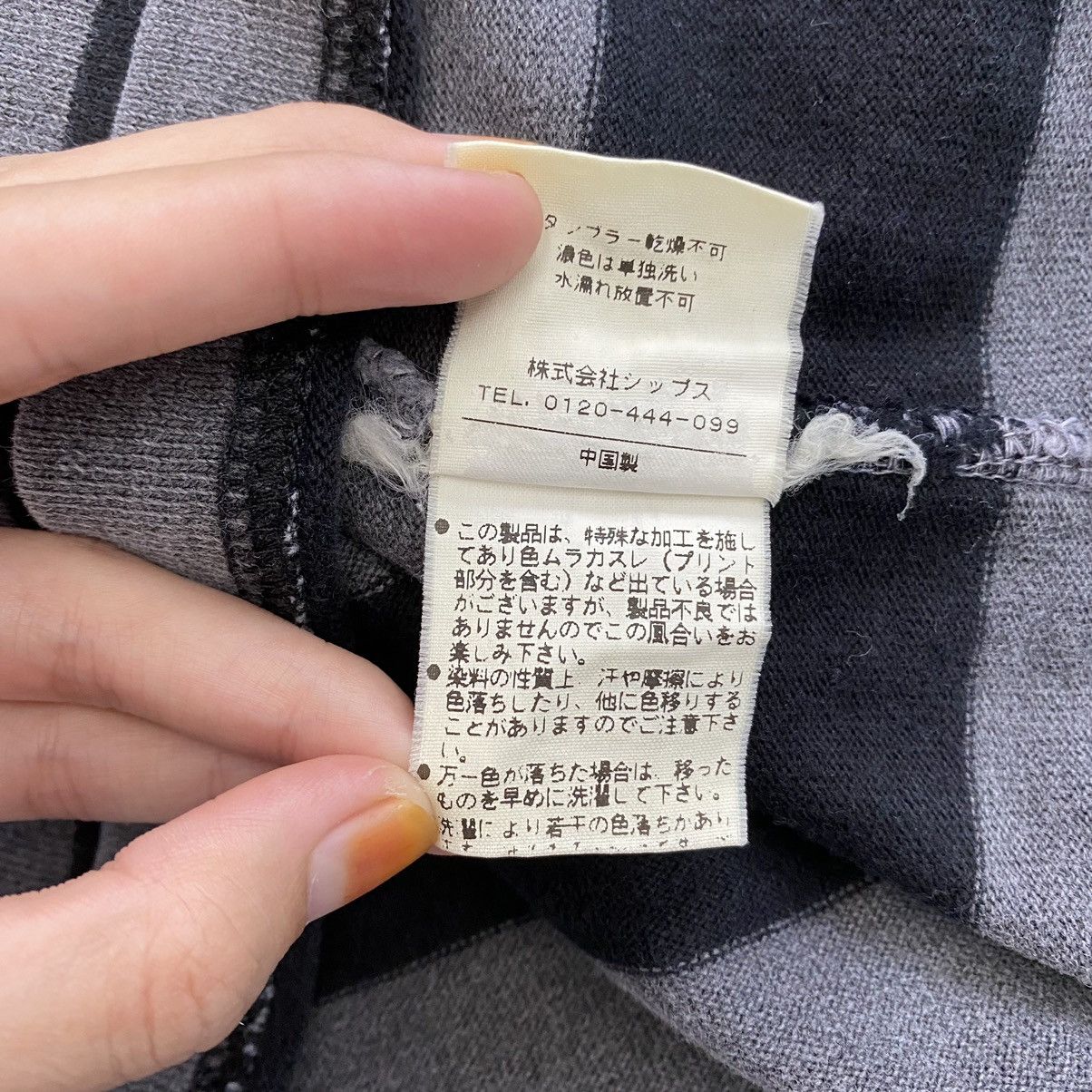 Japanese Brand SHIPS Japanese Brand Grey and Black Stripes Long Sleeve Size US M / EU 48-50 / 2 - 6 Thumbnail