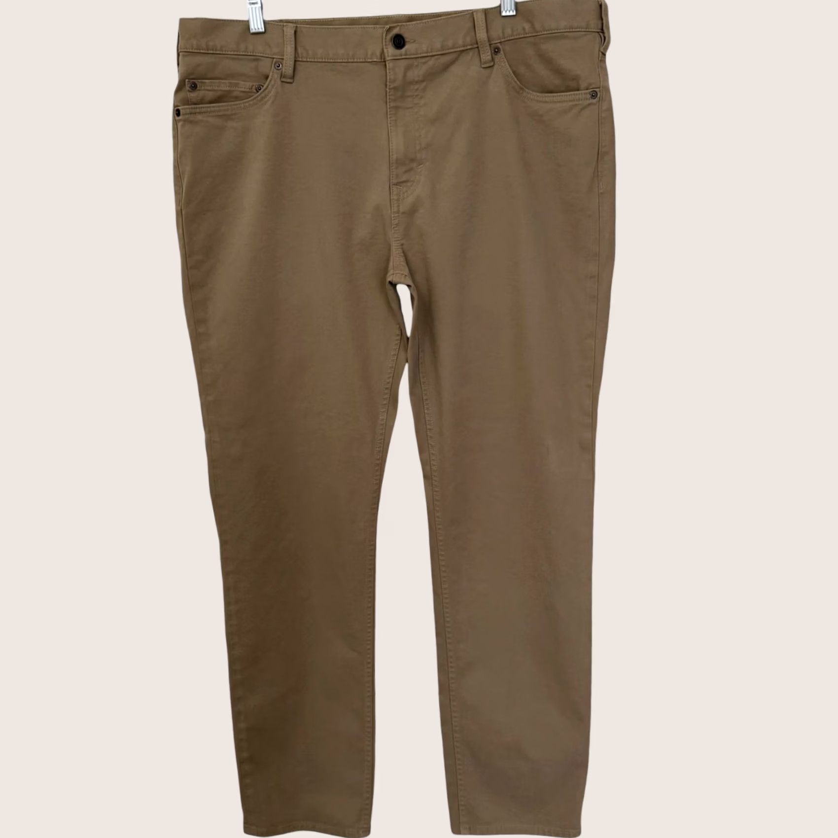 Banana Republic Banana Republic Slim Travelers Pant Khaki Men 38X32 Chino Flat Front 5-Pocket Stretch Casual Business Travel Summer Spring Fall Winter Size US 38 / EU 54 - 1 Thumbnail