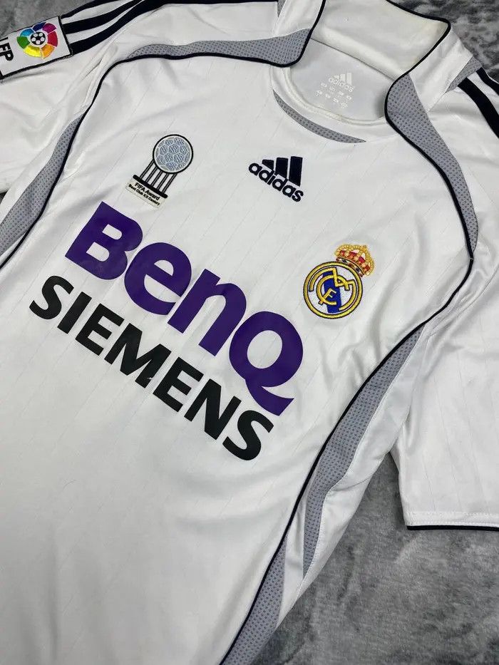 Adidas Vintage Real Madrid 2006 2007 Beckham #23 Home Shirt Jersey Size US S / EU 44-46 / 1 - 3 Thumbnail