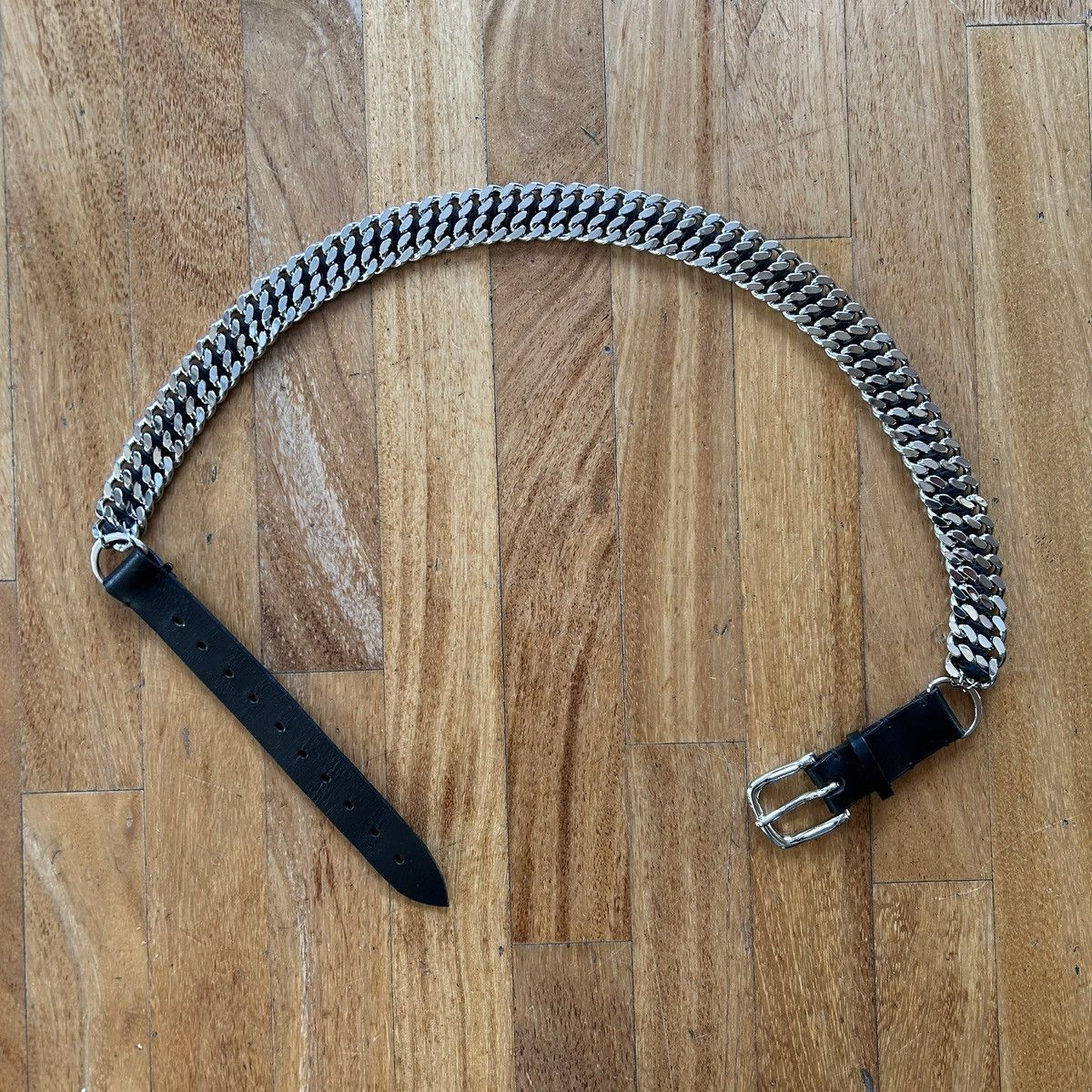 Balmain Balmain FW10 chain belt by Christophe Decarnin Size 32 - 5 Thumbnail