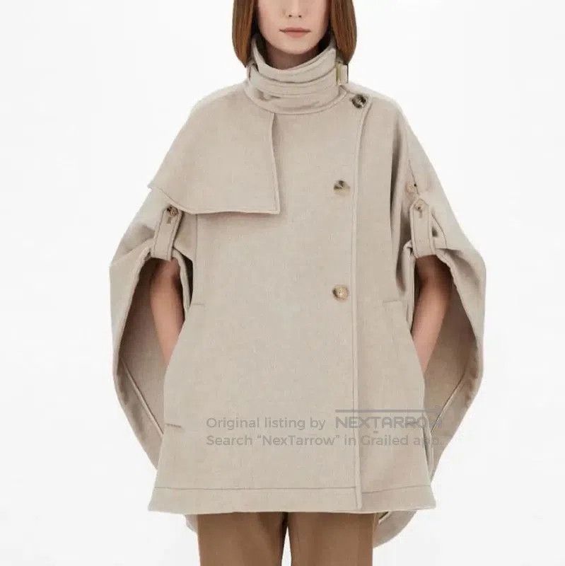 Max Mara MaxMara Beige Cotton Women's Overcoat . Size XXS / US 00 / IT 34 - 9 Thumbnail