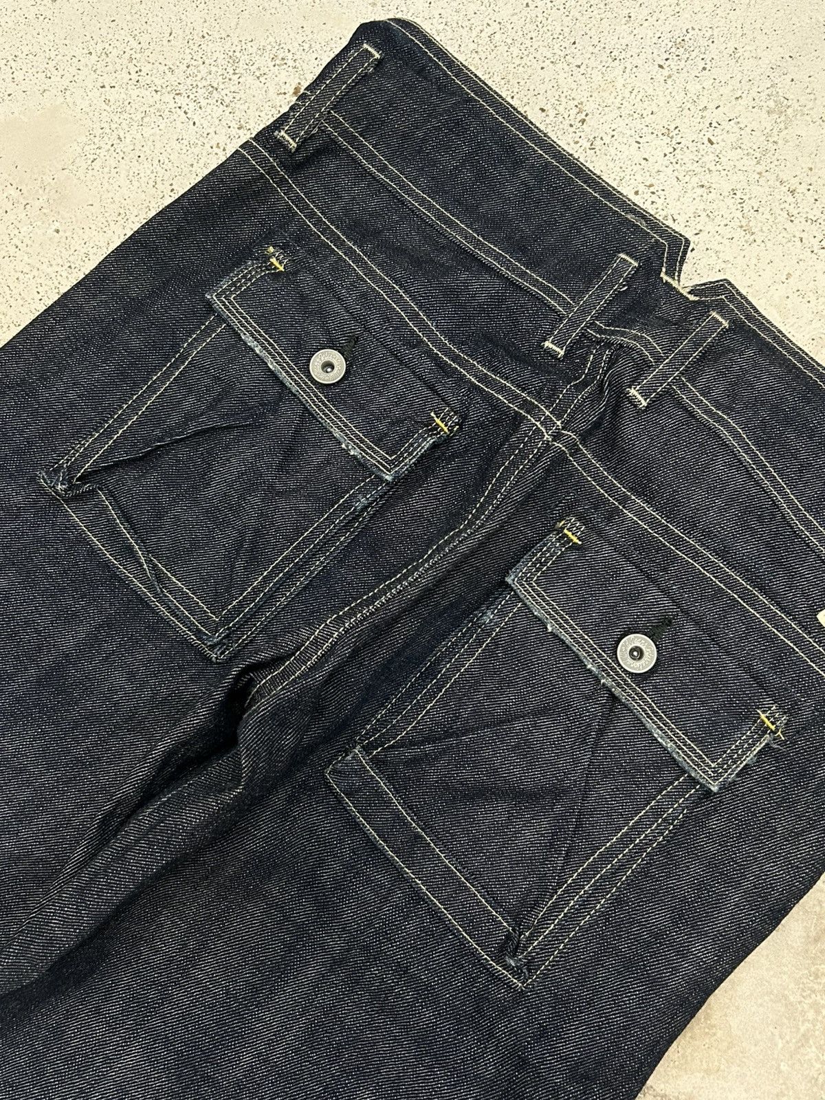Hysteric Glamour Vintage Et Boite Jeans Wide Leg Flare Indigo Unisex Size 31" - 12 Thumbnail
