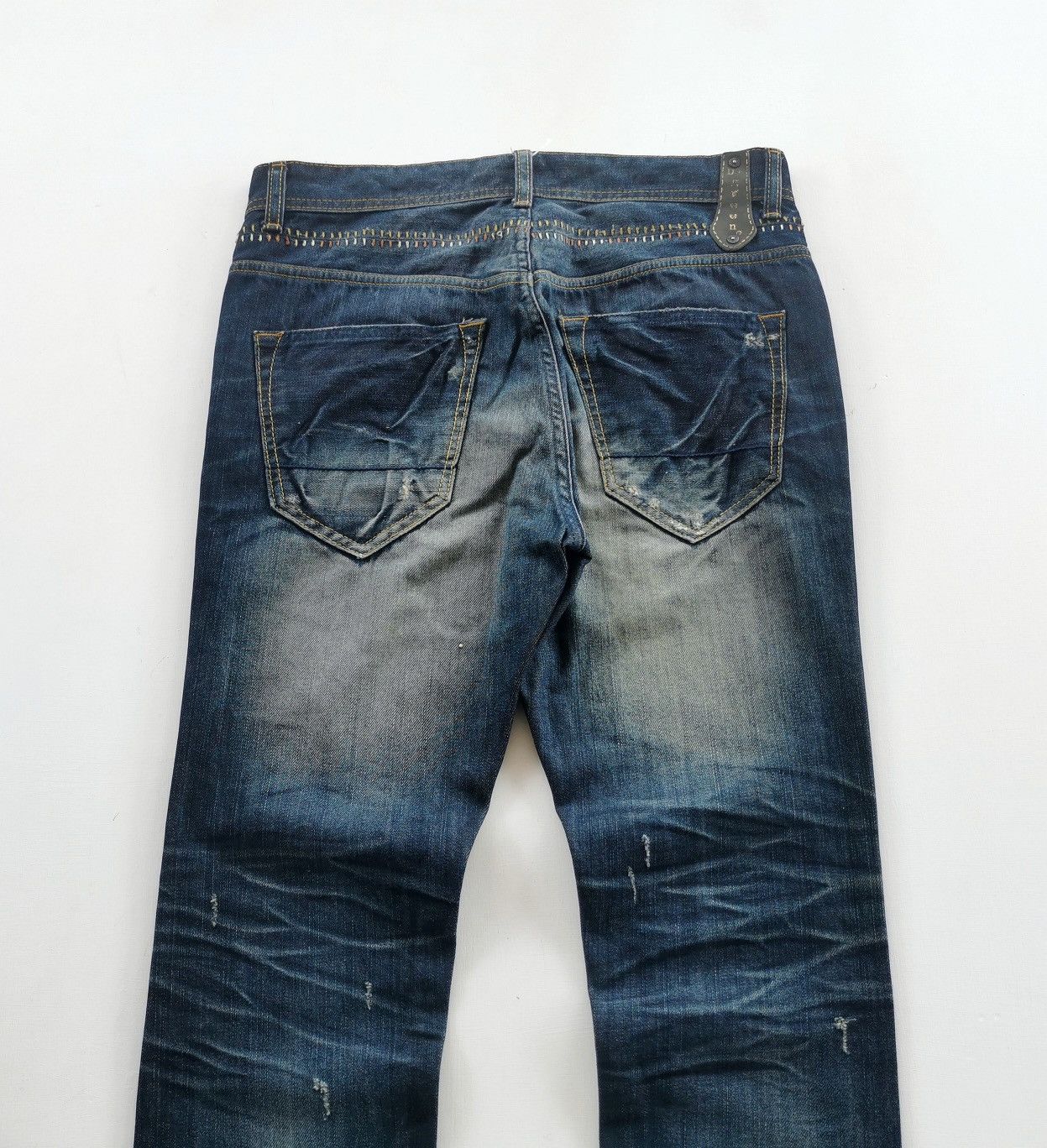 Japanese Brand Mudwash Zipper Digreen Mighty Denim Jeans Size US 32 / EU 48 - 6 Thumbnail
