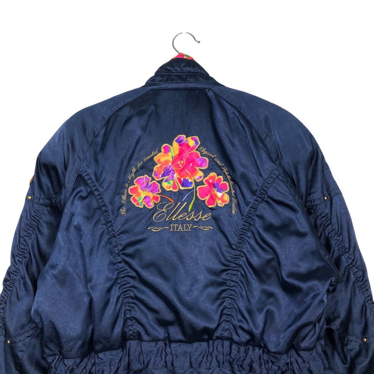 Japanese Brand × Vintage Vintage Bomber Jacket Ski Ellesse Multi Colour Cargo Pocket Size US M / EU 48-50 / 2 - 10 Thumbnail