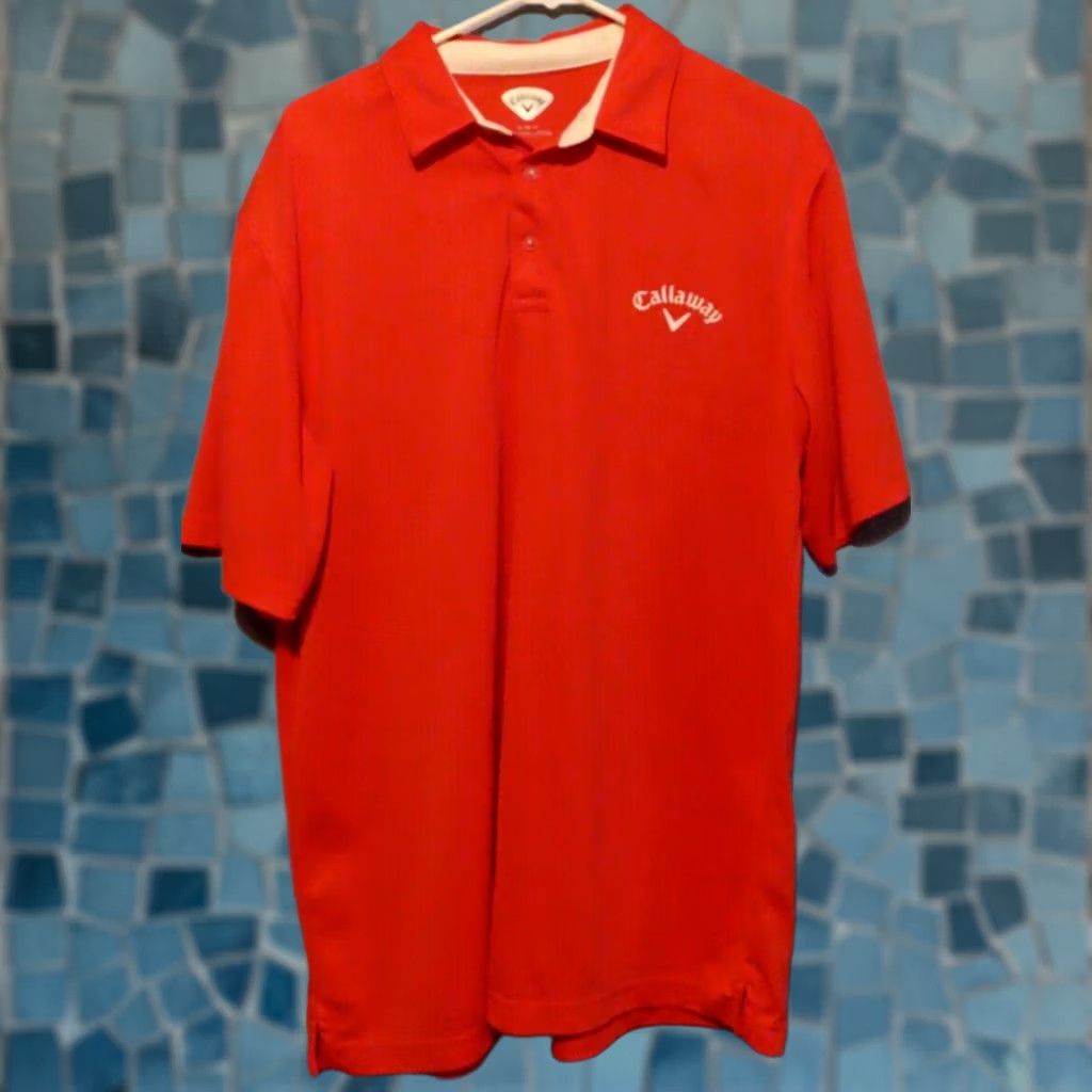 Callaway Callaway Polo Shirt Mens XL Pink Short Sleeve Logo Golf Size US XL / EU 56 / 4 - 1 Thumbnail