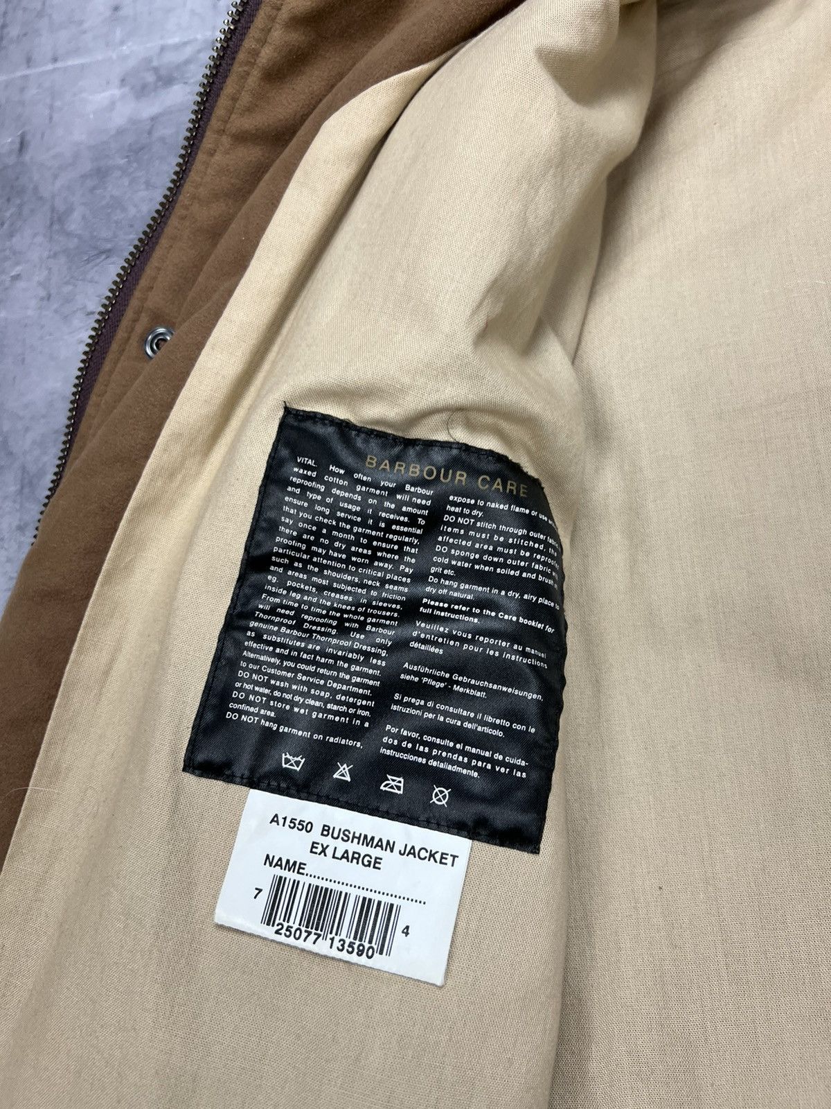 Barbour × Wax London Barbour A1550 Bushman Wax Waterproof Heavy Coat Jacket XL Size US XL / EU 56 / 4 - 14 Thumbnail