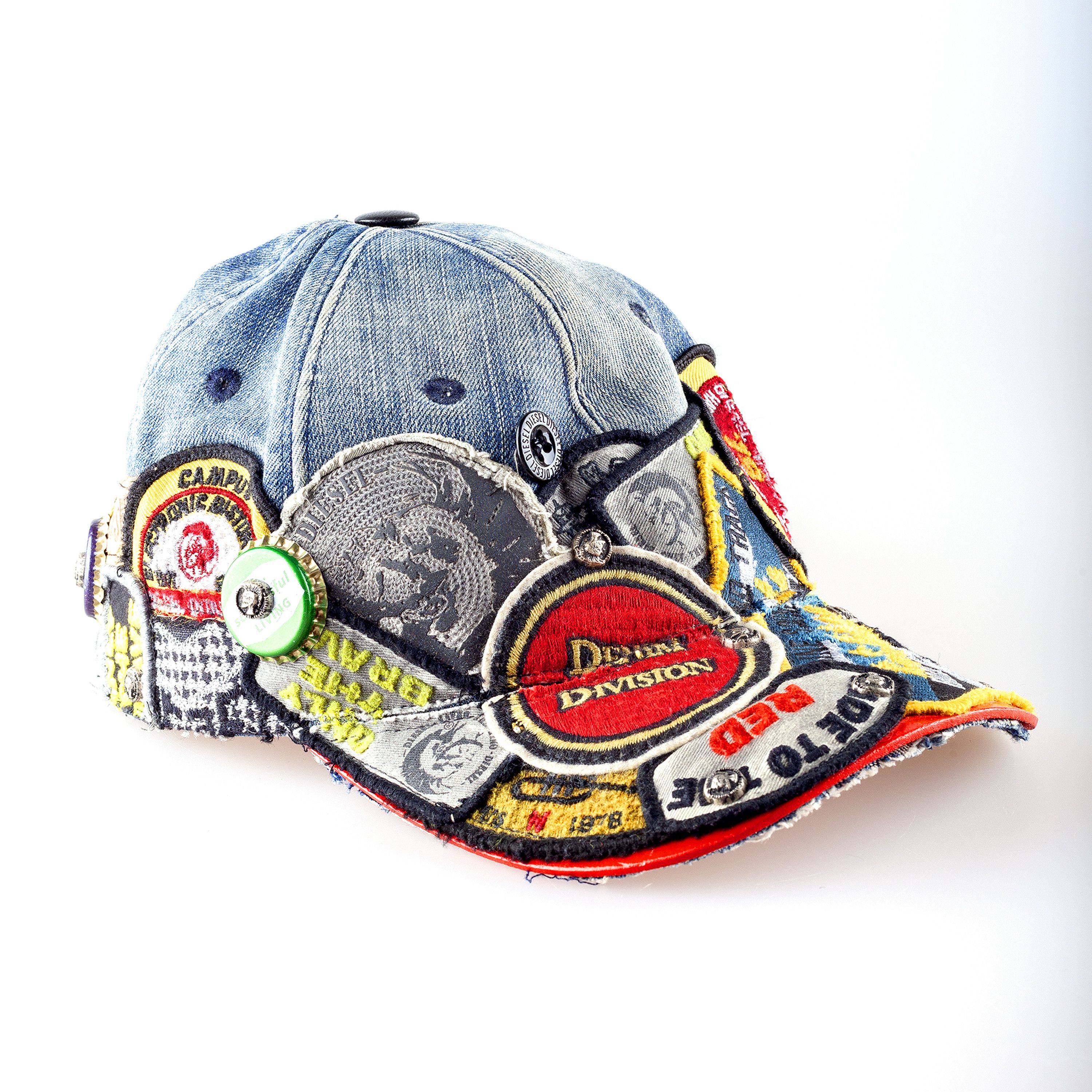 Diesel × Diesel Black Gold DIESEL TRIBUTE x Nicola Formichetti Patches Denim Snapback Size ONE SIZE - 1 Thumbnail