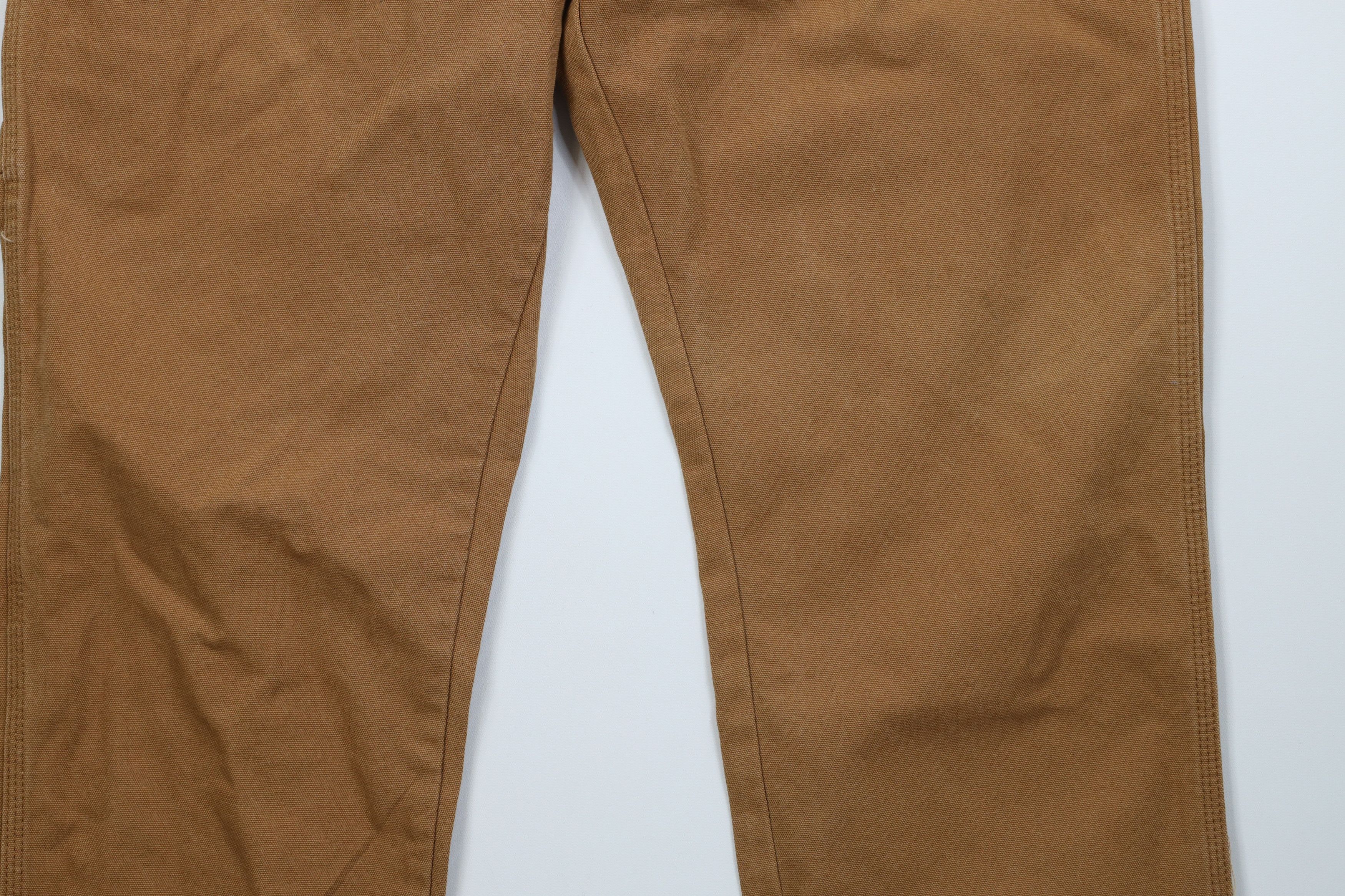 Dickies Vintage Y2K Dickies Wide Leg Canvas Dungaree Pants Brown Size US 38 / EU 54 - 4 Thumbnail