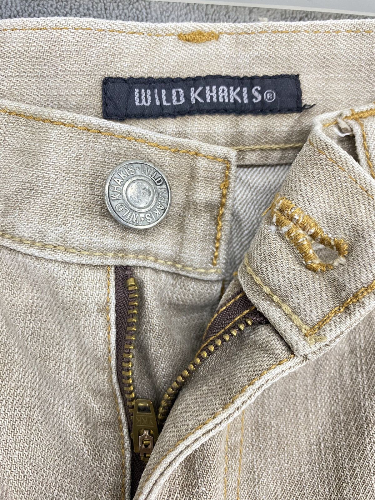 Japanese Brand × Vintage 🇯🇵WILD KHAKIS JAPANESE RARE DESIGN FASHION STYLE Size US 31 - 10 Thumbnail