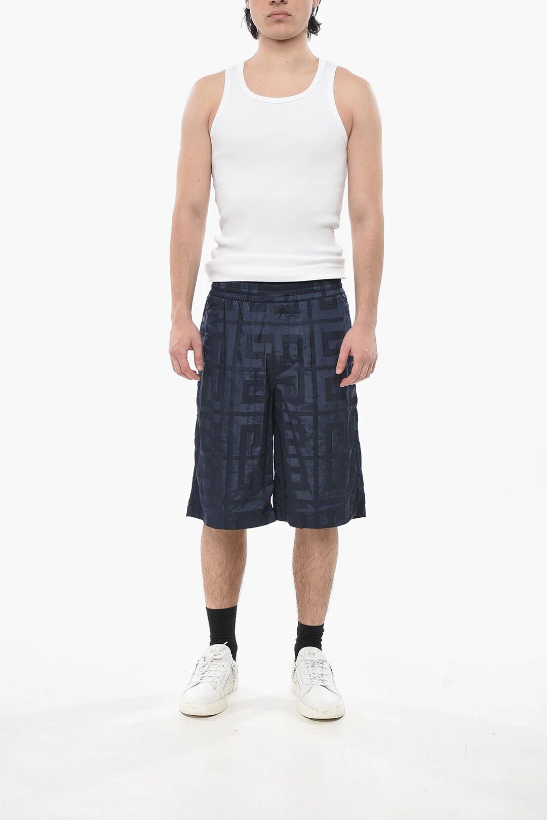 Givenchy og1mm0326 Monogram Short in Blue Size US 28 / EU 44 - 4 Thumbnail