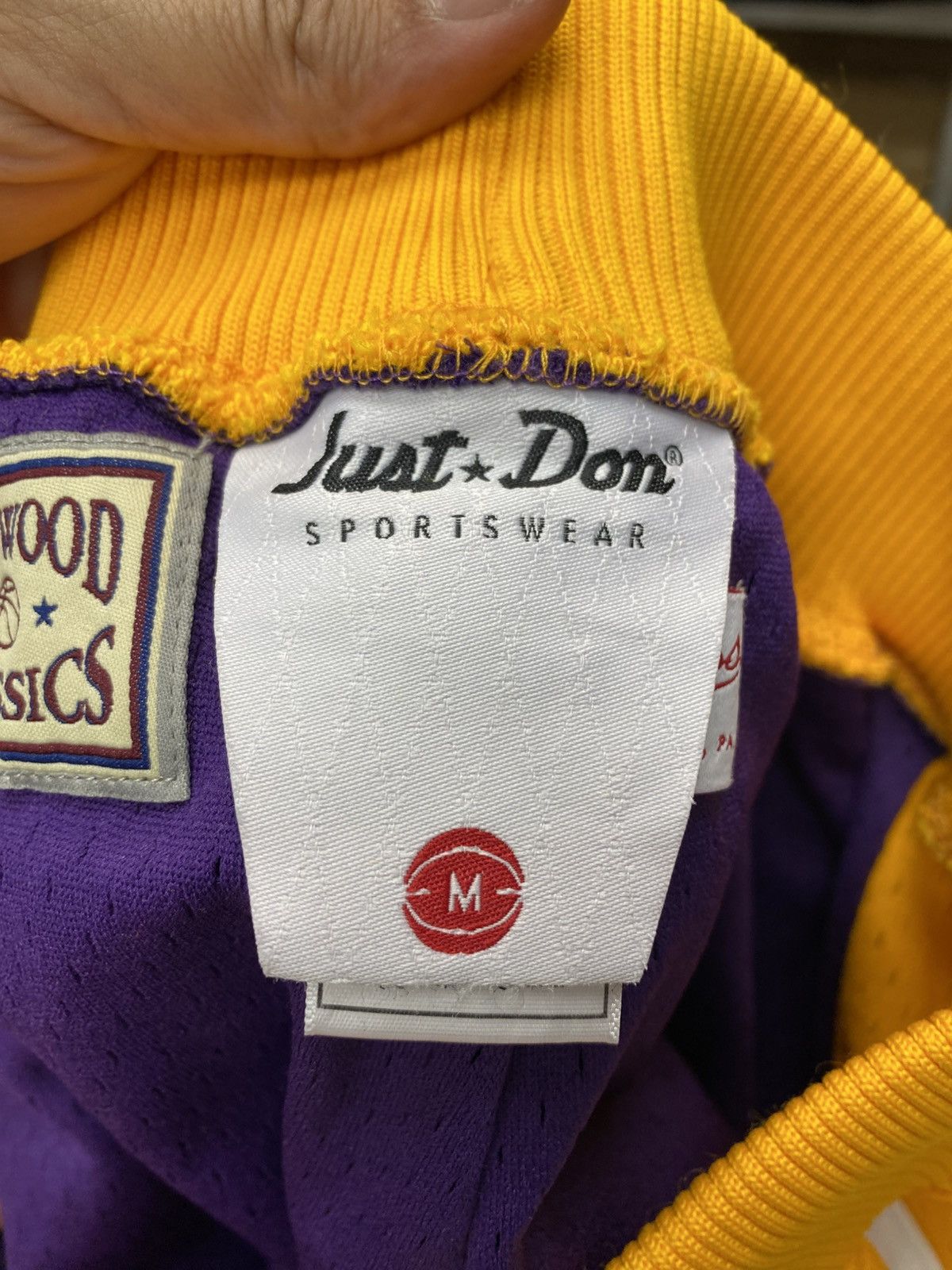 Just Don Just Don Lakers shorts purple medium authentic lebron Size US 32 / EU 48 - 5 Thumbnail
