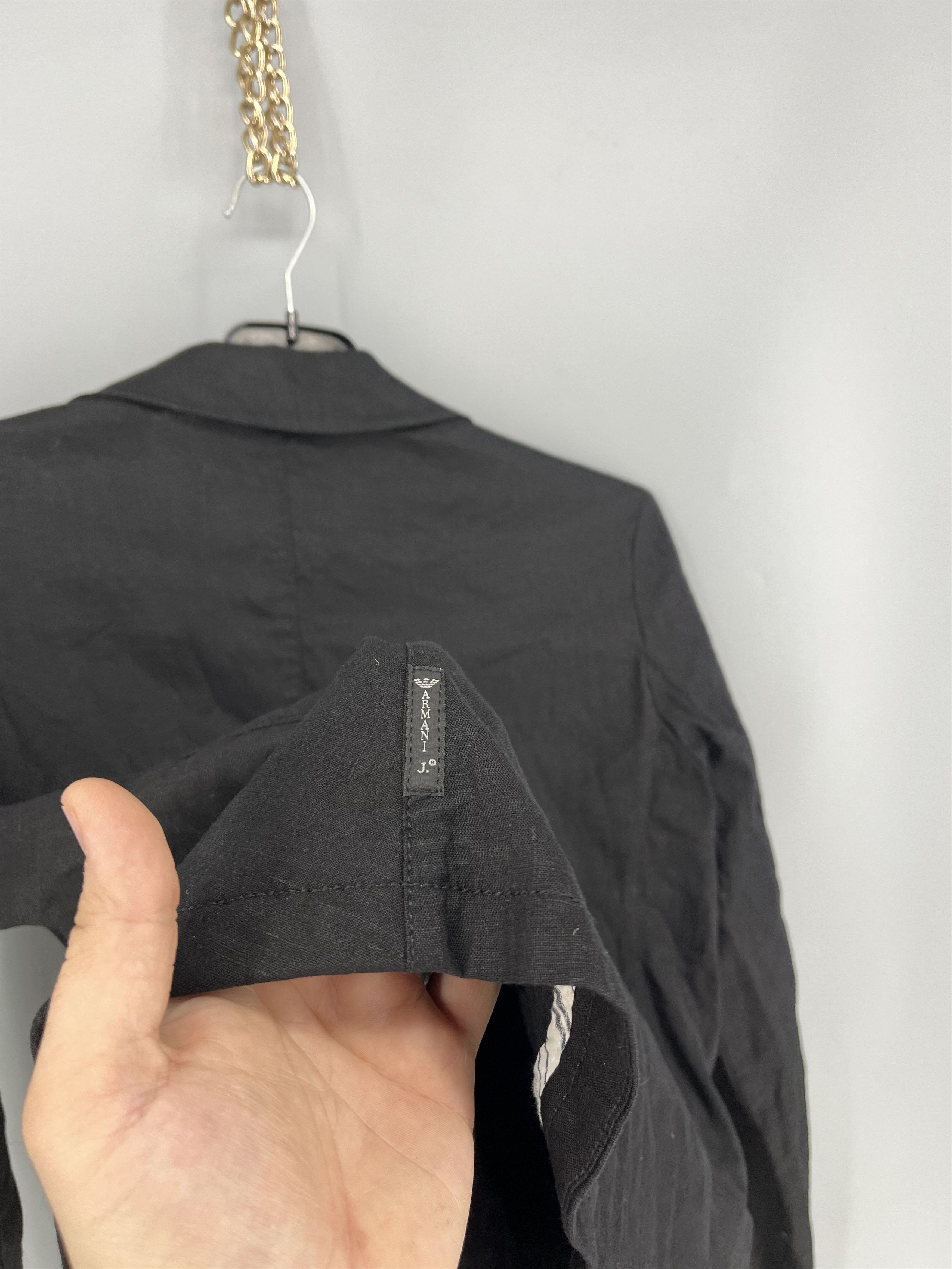 Armani Ladies Armani Jeans Classic Short Blazer Jacket Size s Size S / US 4 / IT 40 - 6 Thumbnail